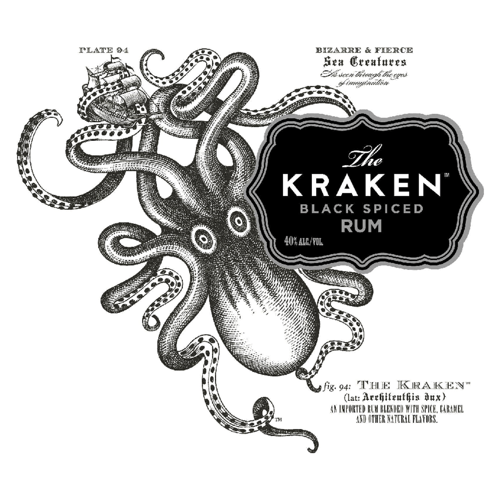 Spirits Kraken Black Spiced Rum