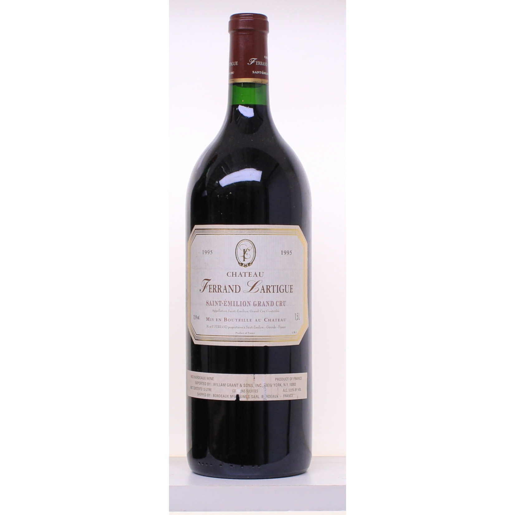 Wine Chateau Ferrand Lartigue St Emilion 1995 1.5L