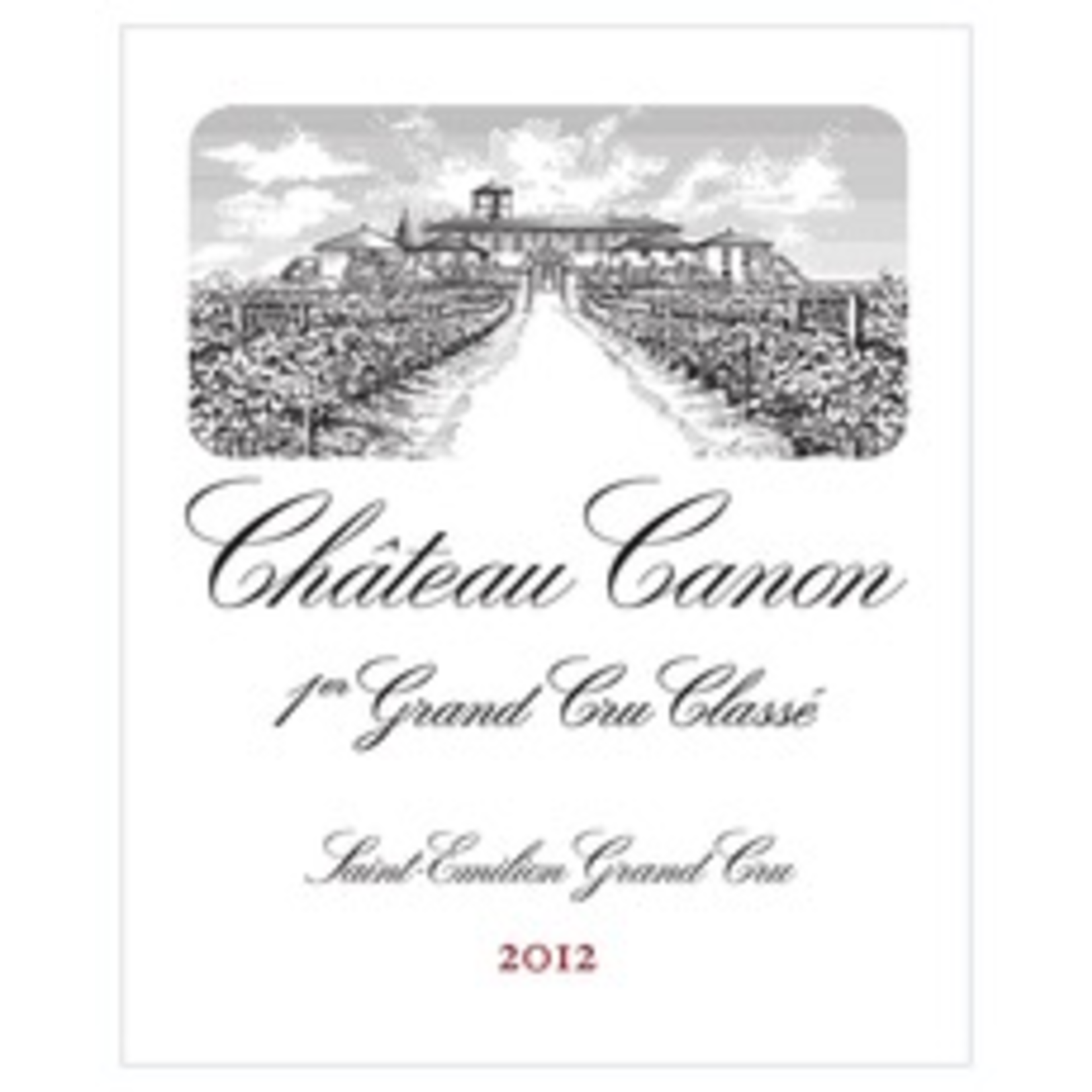 Wine Chateau Canon Saint Emilion Grand Cru 2012