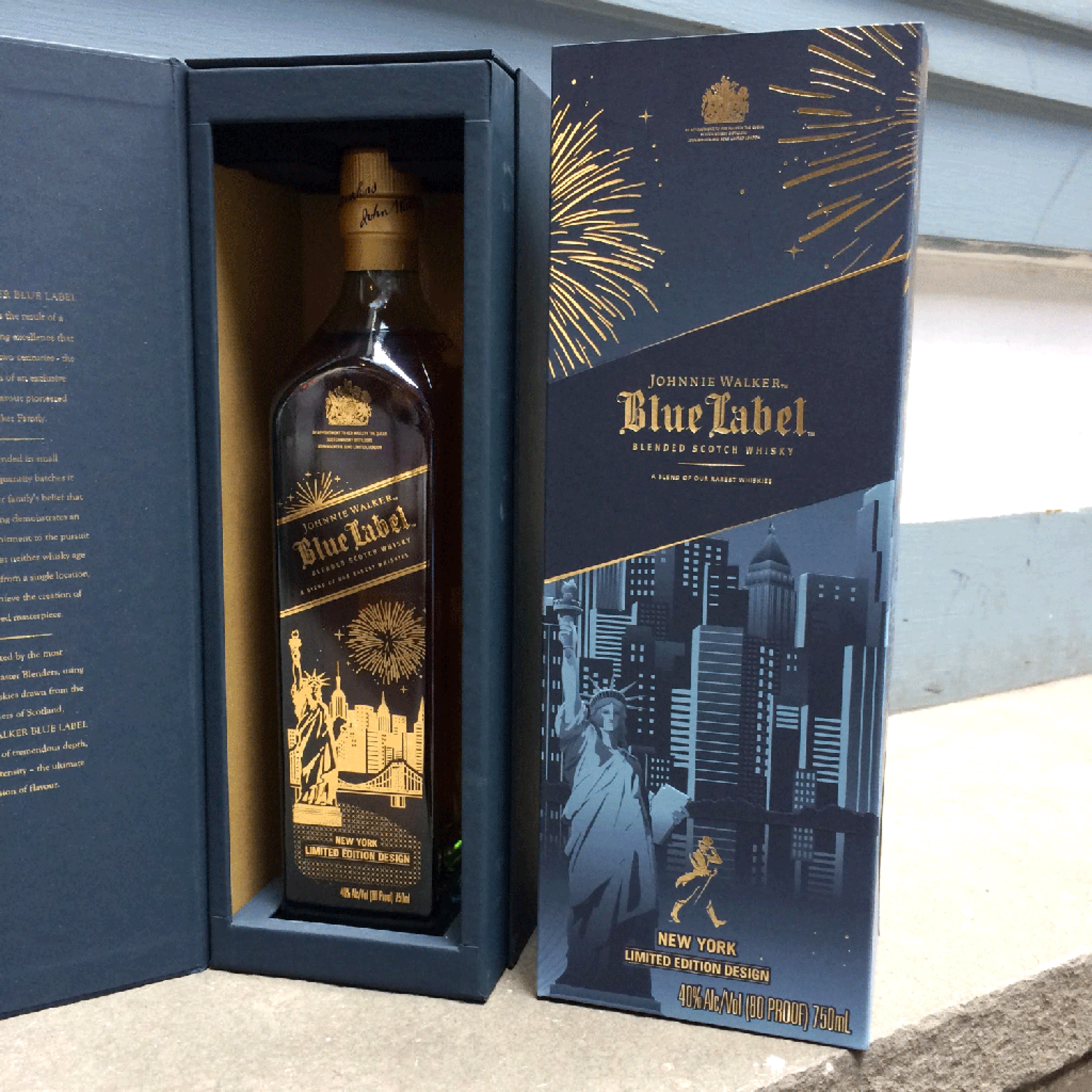 Spirits Johnnie Walker Blue Label New York Skyline Limited Edition - Blue label concepts nyc