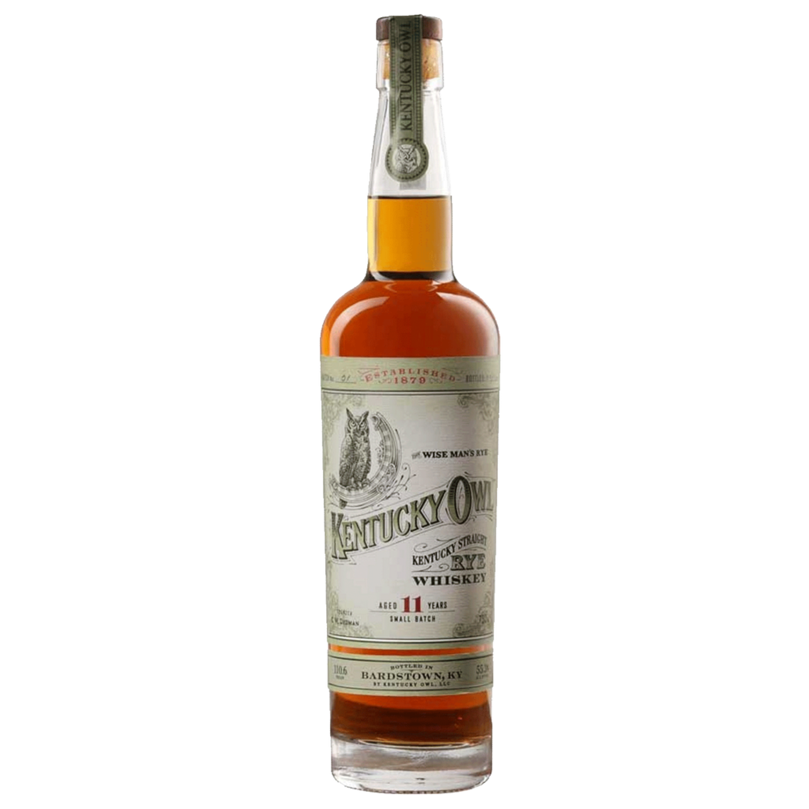 Spirits Kentucky Owl Straight Rye Whiskey 11 Year Small Batch