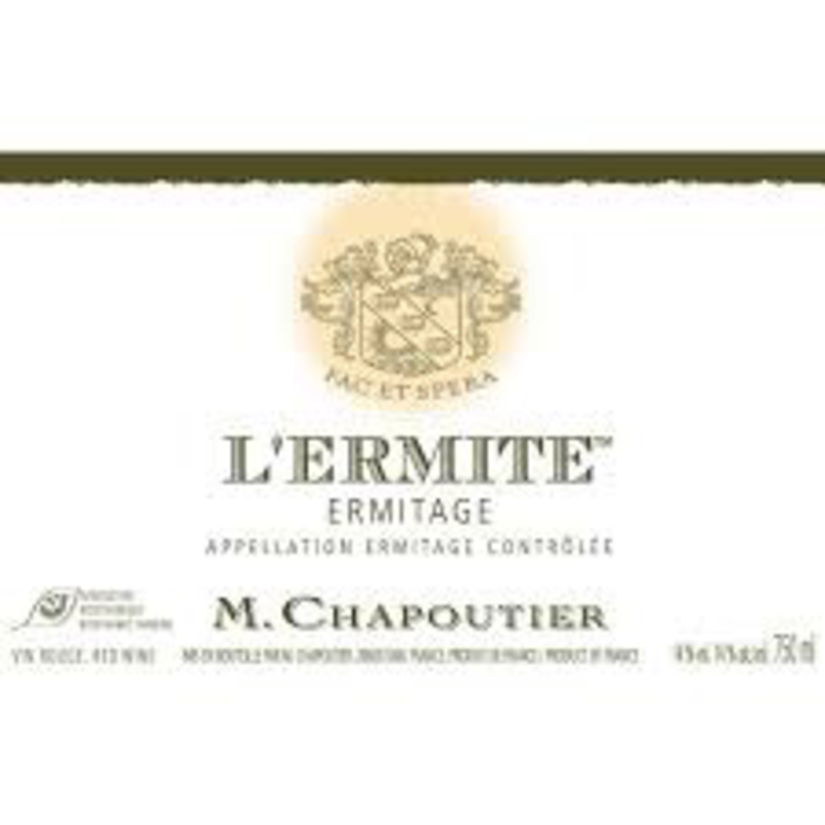 Wine Chapoutier Ermitage Blanc L'ermite 1999 1.5L owc
