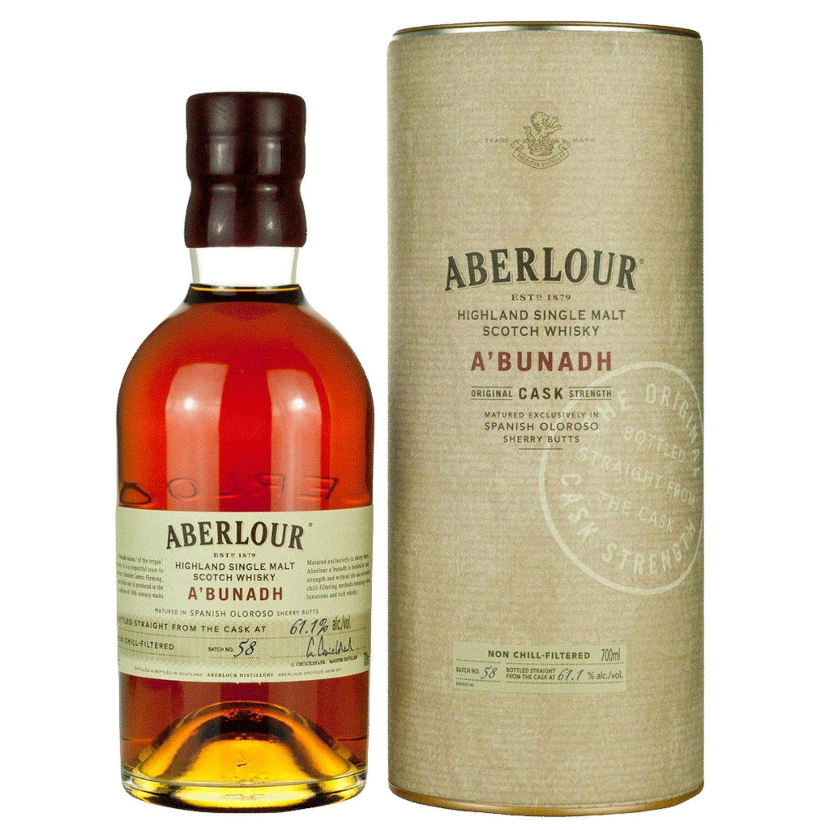 Spirits Aberlour A'bunadh Single Malt Scotch Matured in Spanish Oloroso Sherry Butts 122.6