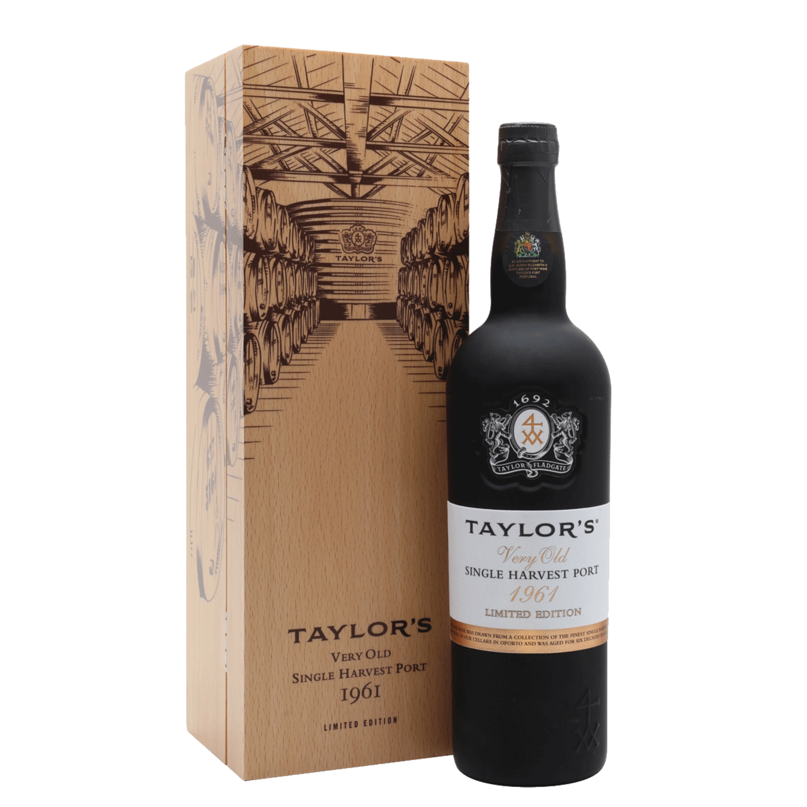 Wine Taylor Fladgate Very Old Single Harvest Porto 1961 Limited Edition original wood box