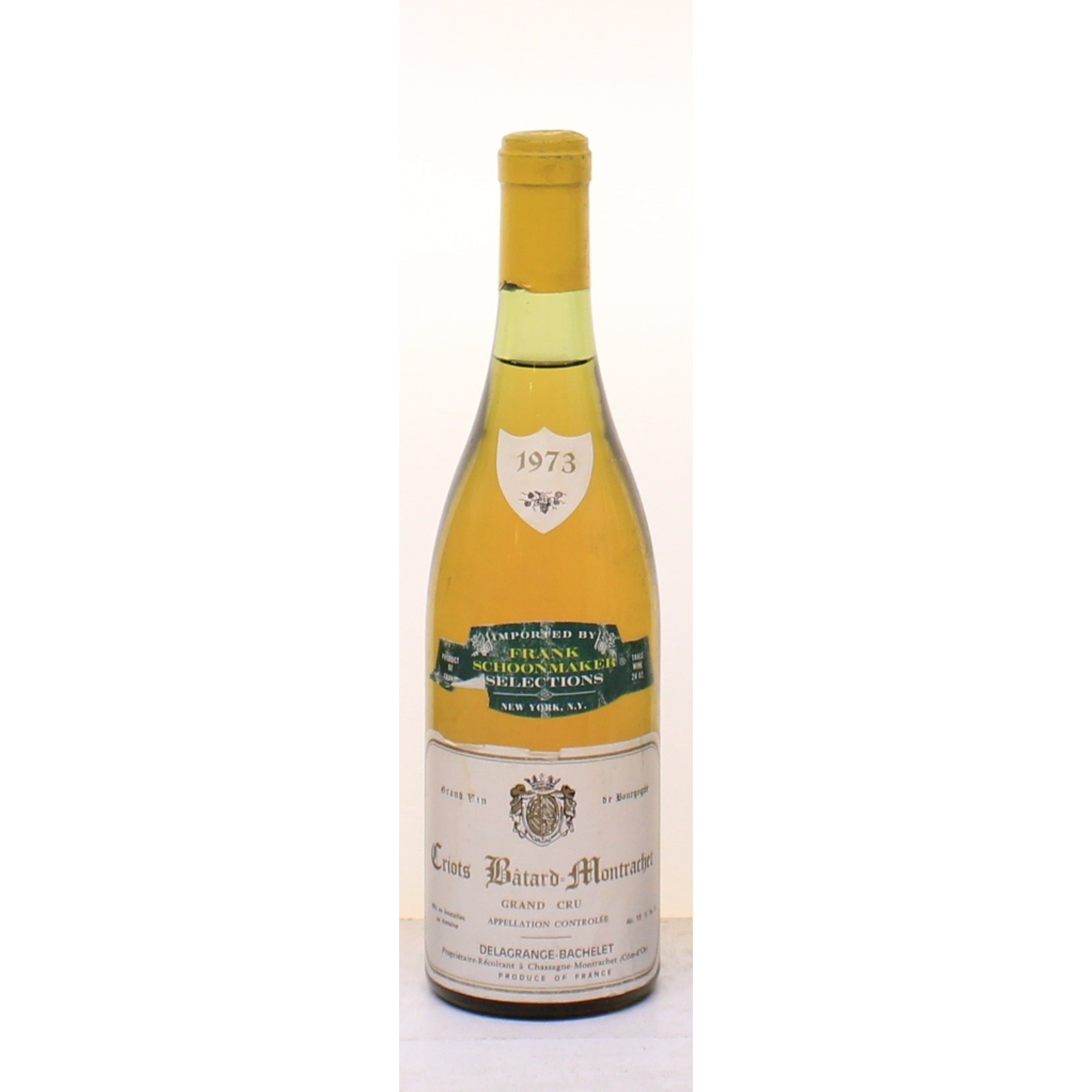 Wine Domaine Delagrange Bachelet Criots Batard Montrachet Grand Cru 1973