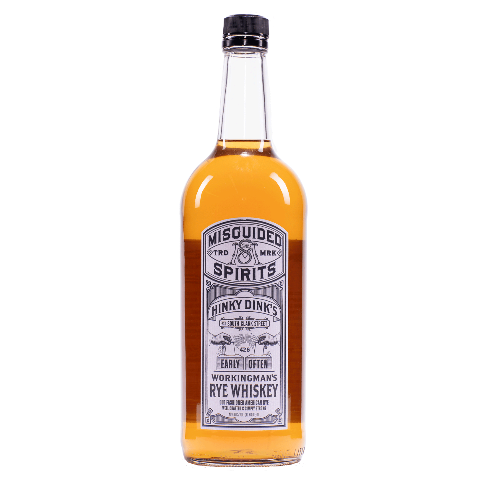 Spirits Misguided Spirits Hinky Dink's Workingman's Whiskey 1L