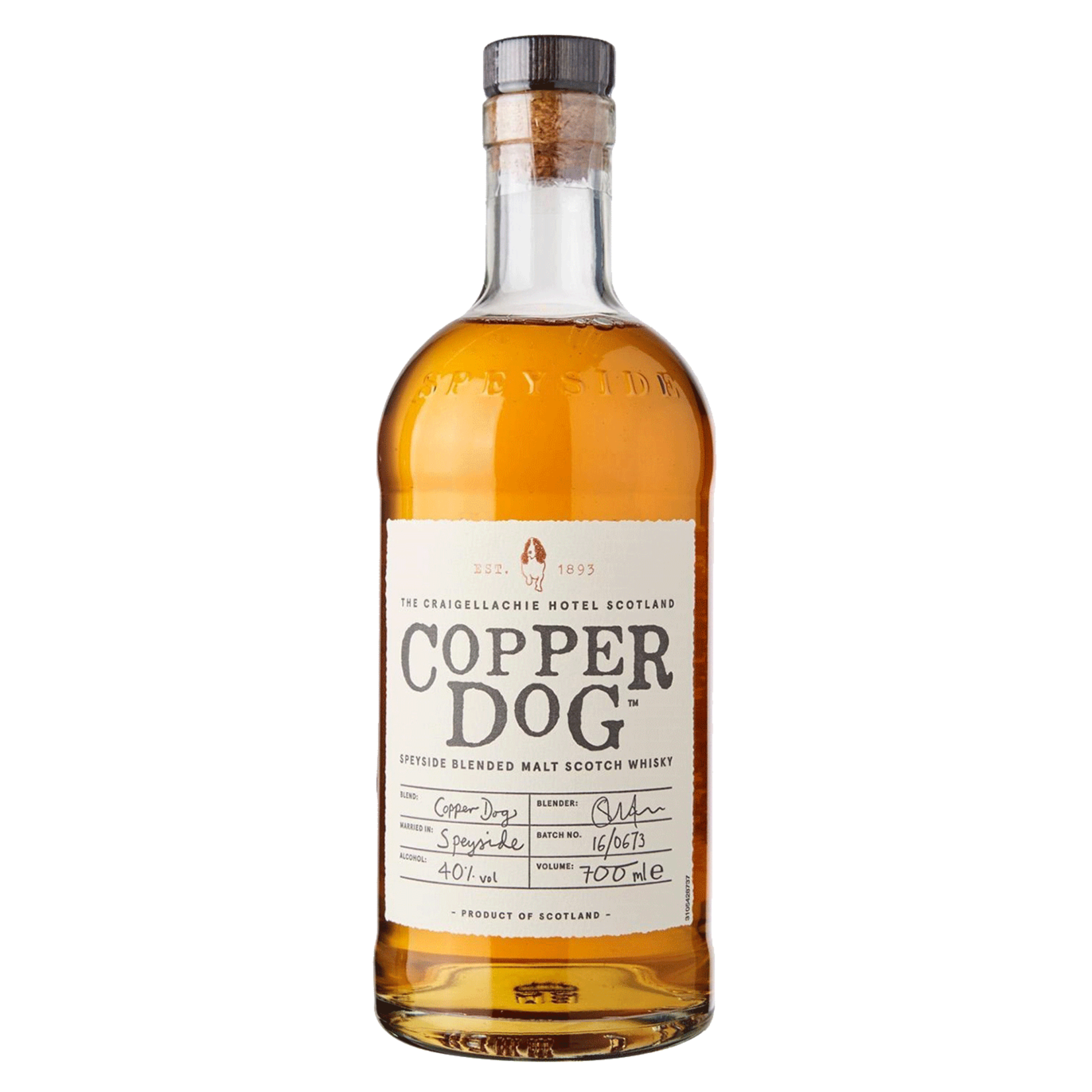 Spirits Copper Dog Speyside Blended Malt Scotch Whiskey