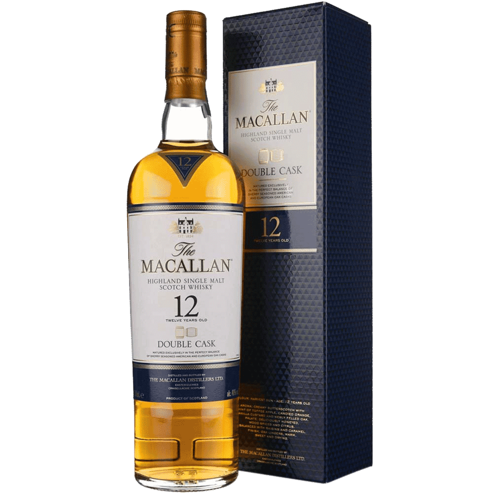 Spirits The Macallan Scotch Single Malt 12 Year Double Cask