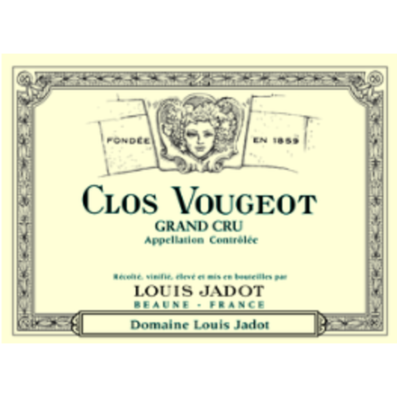 Wine Clos Vougeot Grand Cru, Domaine Louis Jadot 2019