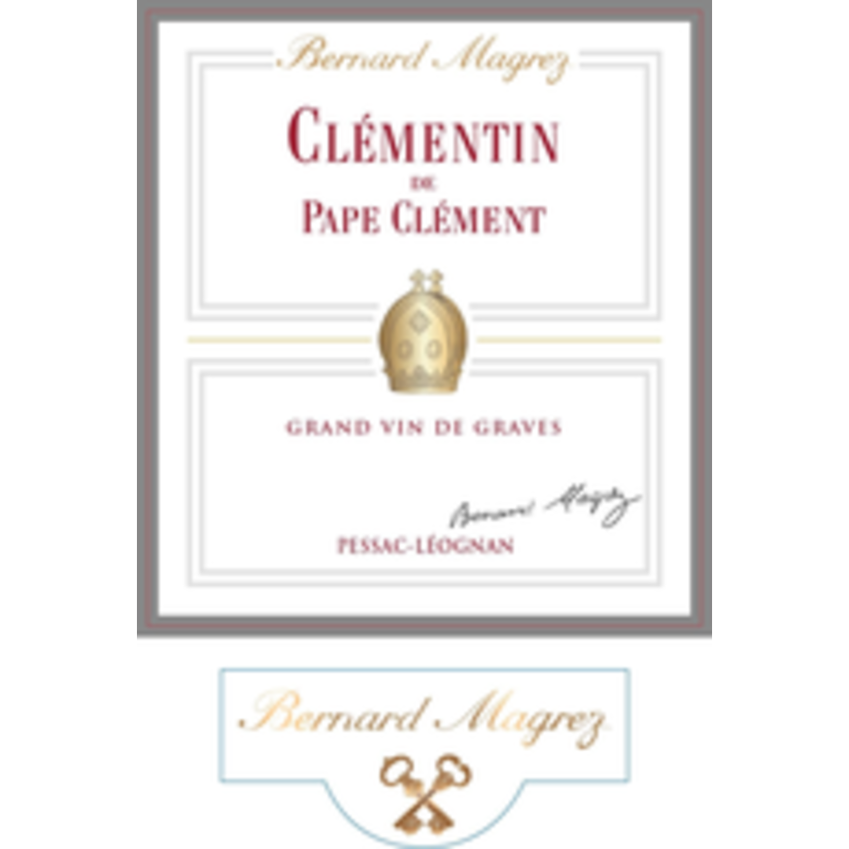 Wine Clementin du Pape Clement  2015