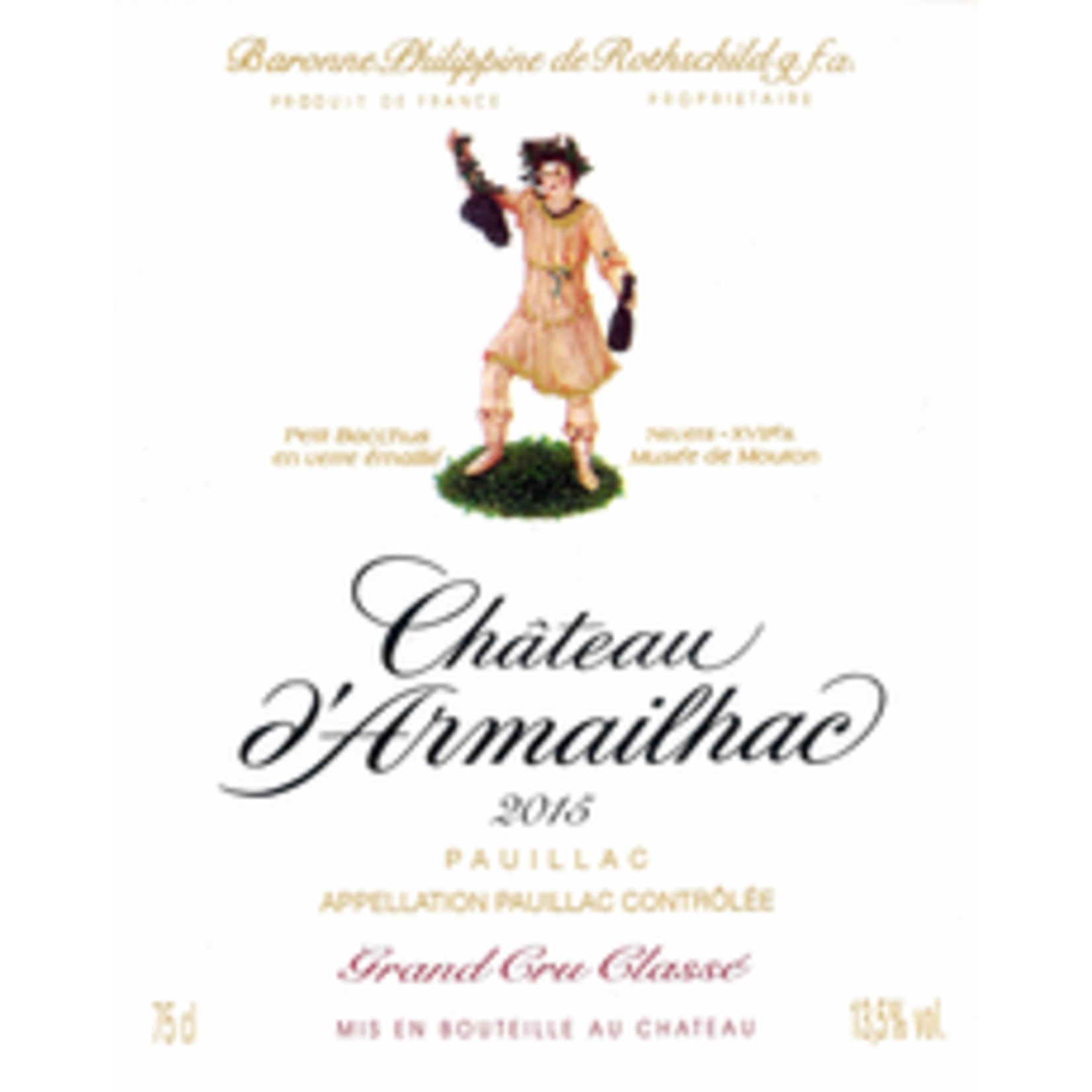 Wine Chateau d'Armailhac Pauillac 2014