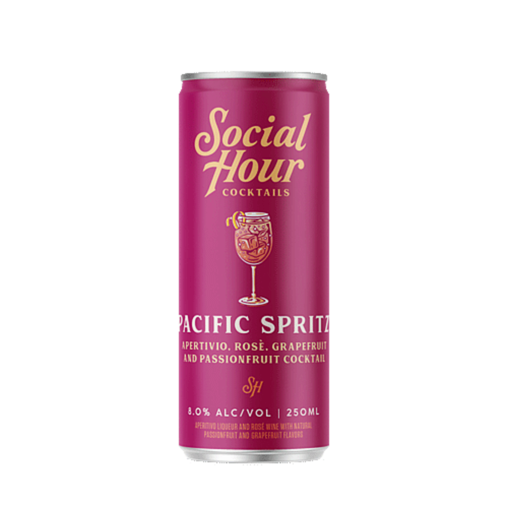 Spirits Social Hour Cocktails Brooklyn Craft Pacific Spritz Can 250ml