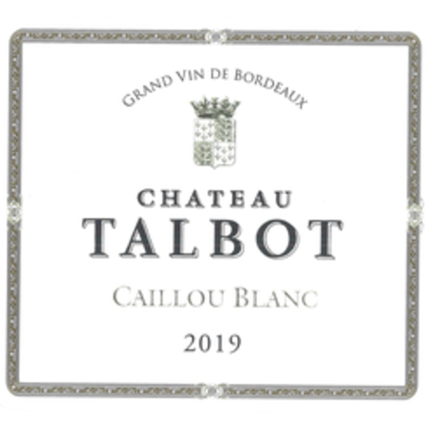 Wine Chateau Talbot Caillou Blanc 2019