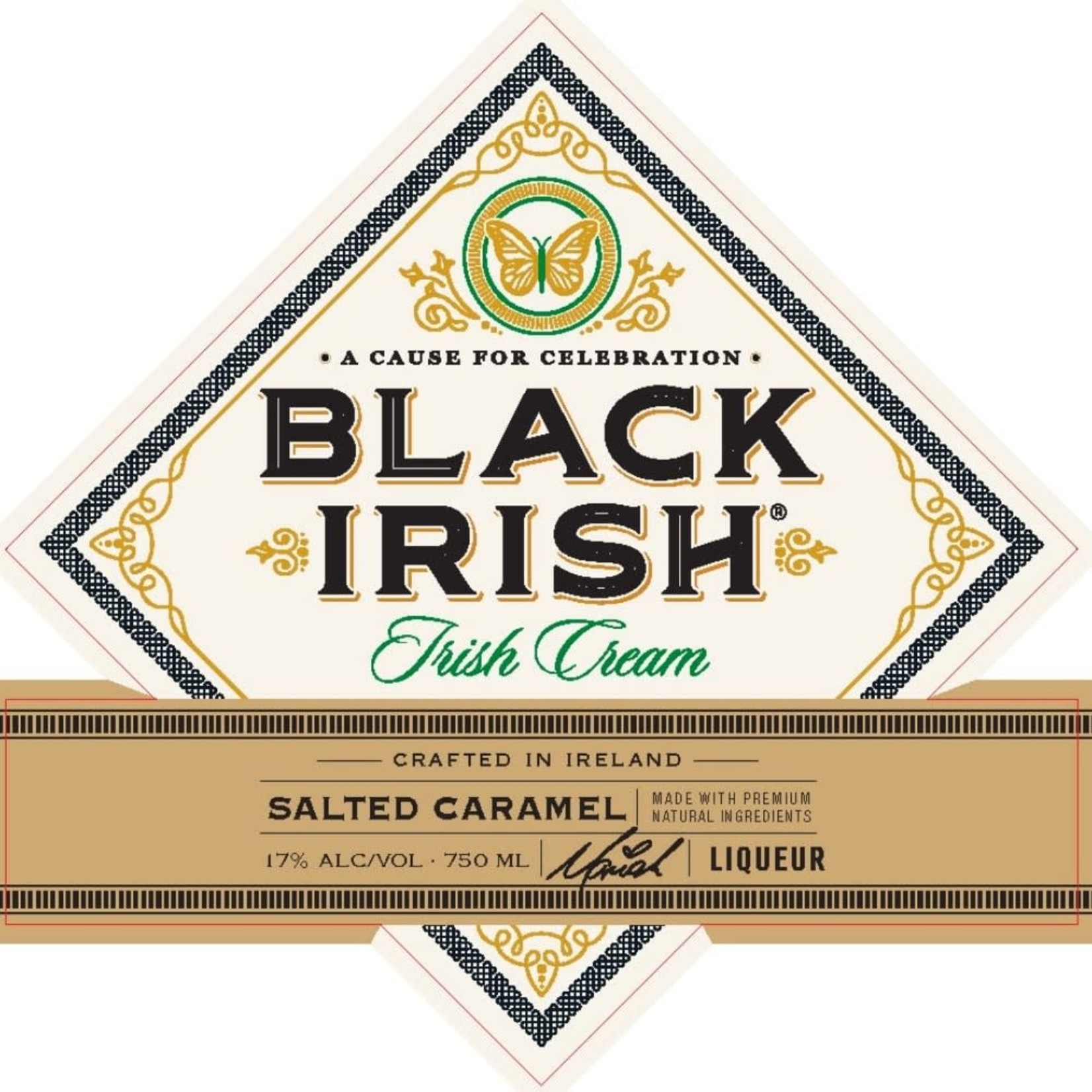 Spirits Black Irish, Salted Caramel Irish Cream Liqueur