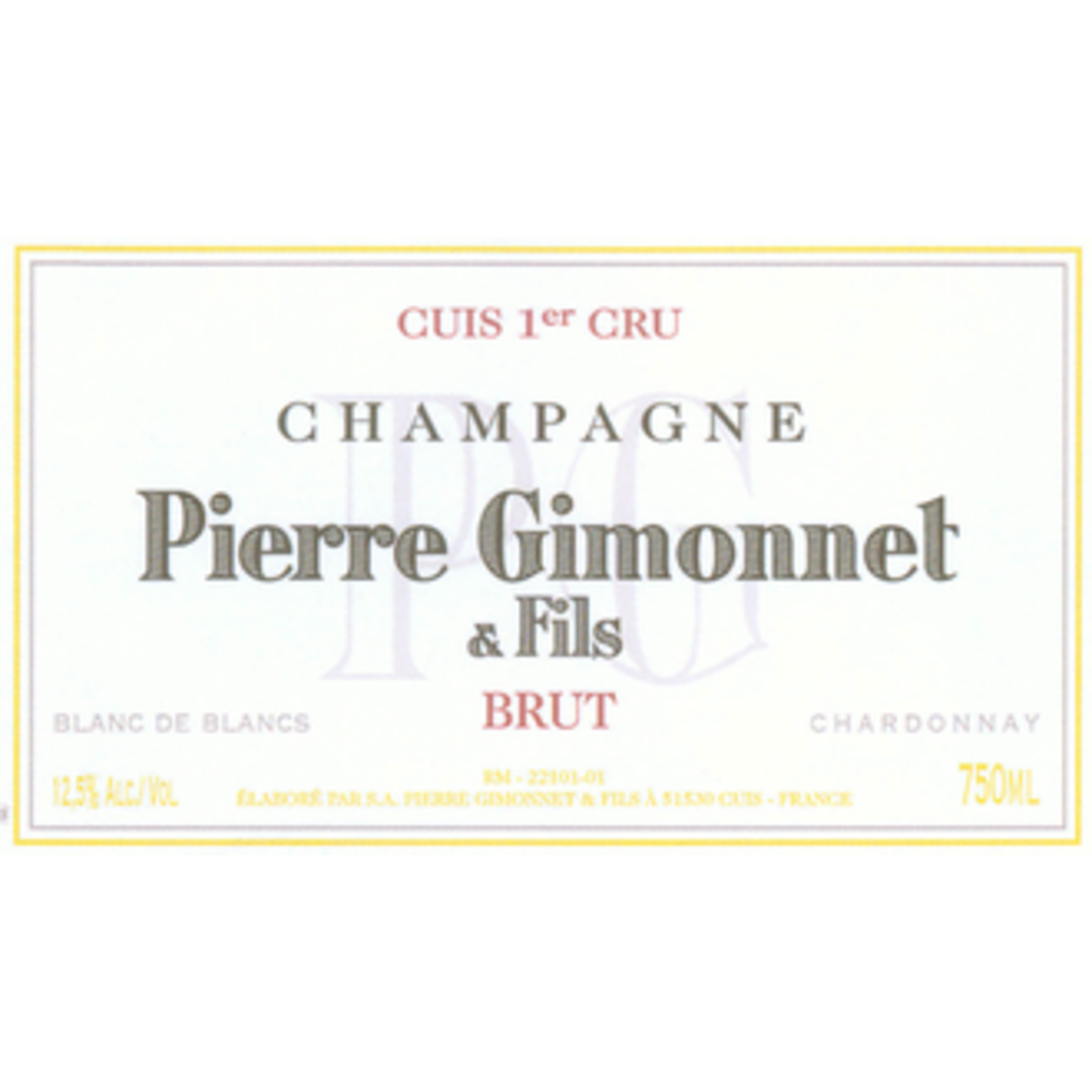 Sparkling Pierre Gimonnet & Fils Champagne Blanc de Blancs 1er Cru NV