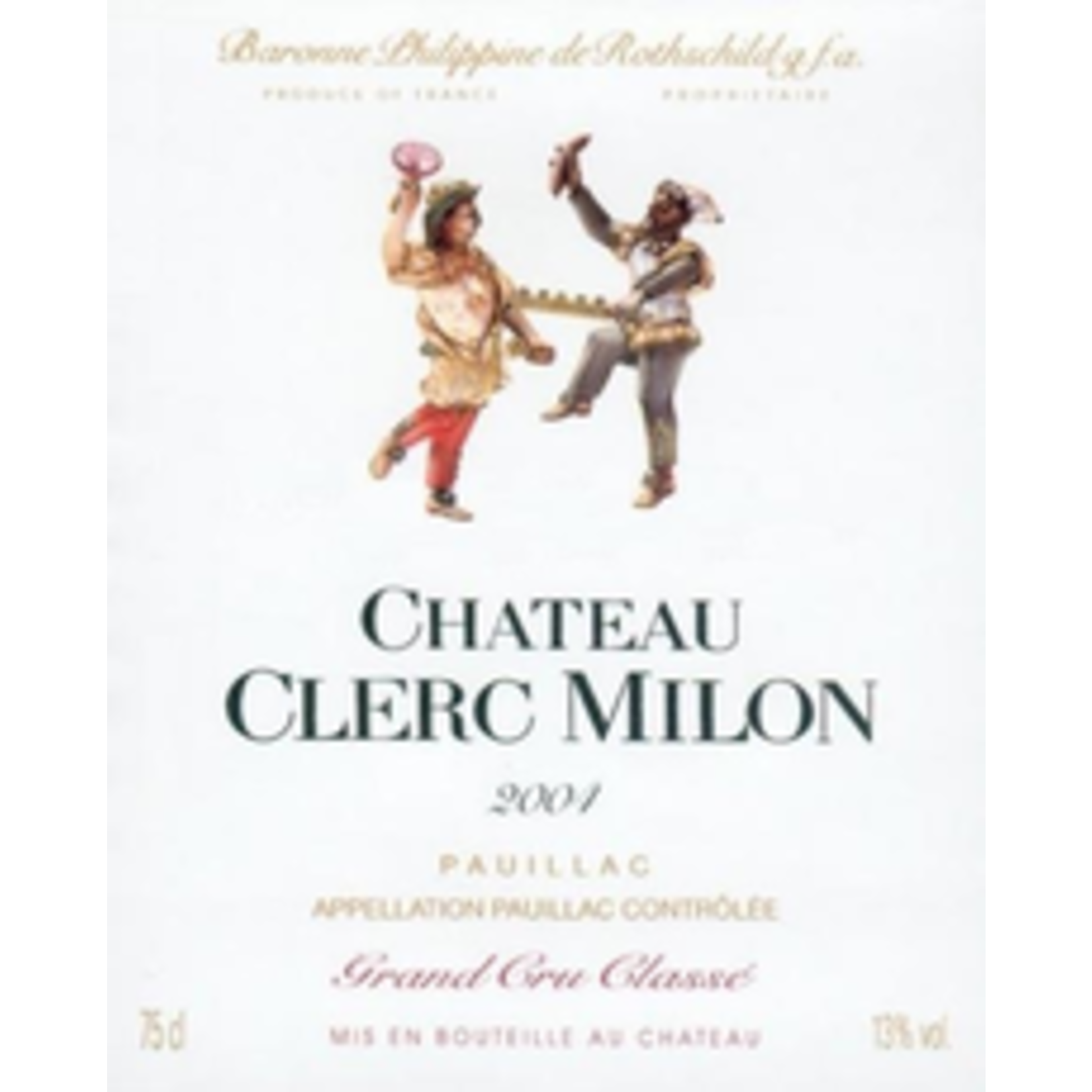 Wine Chateau Clerc Milon Pauillac Grand Cru 2015