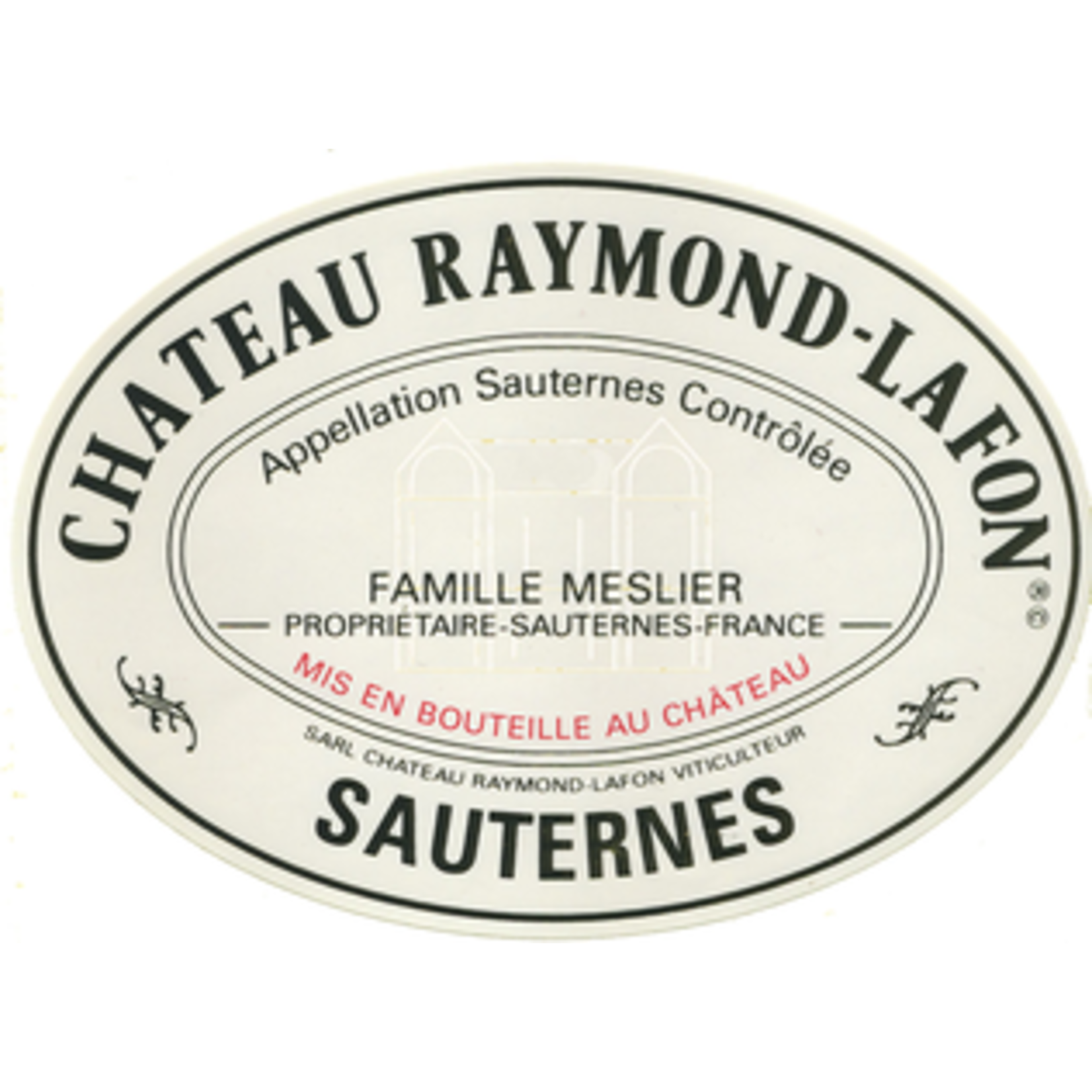 Wine Chateau Raymond Lafon Sauternes 2014