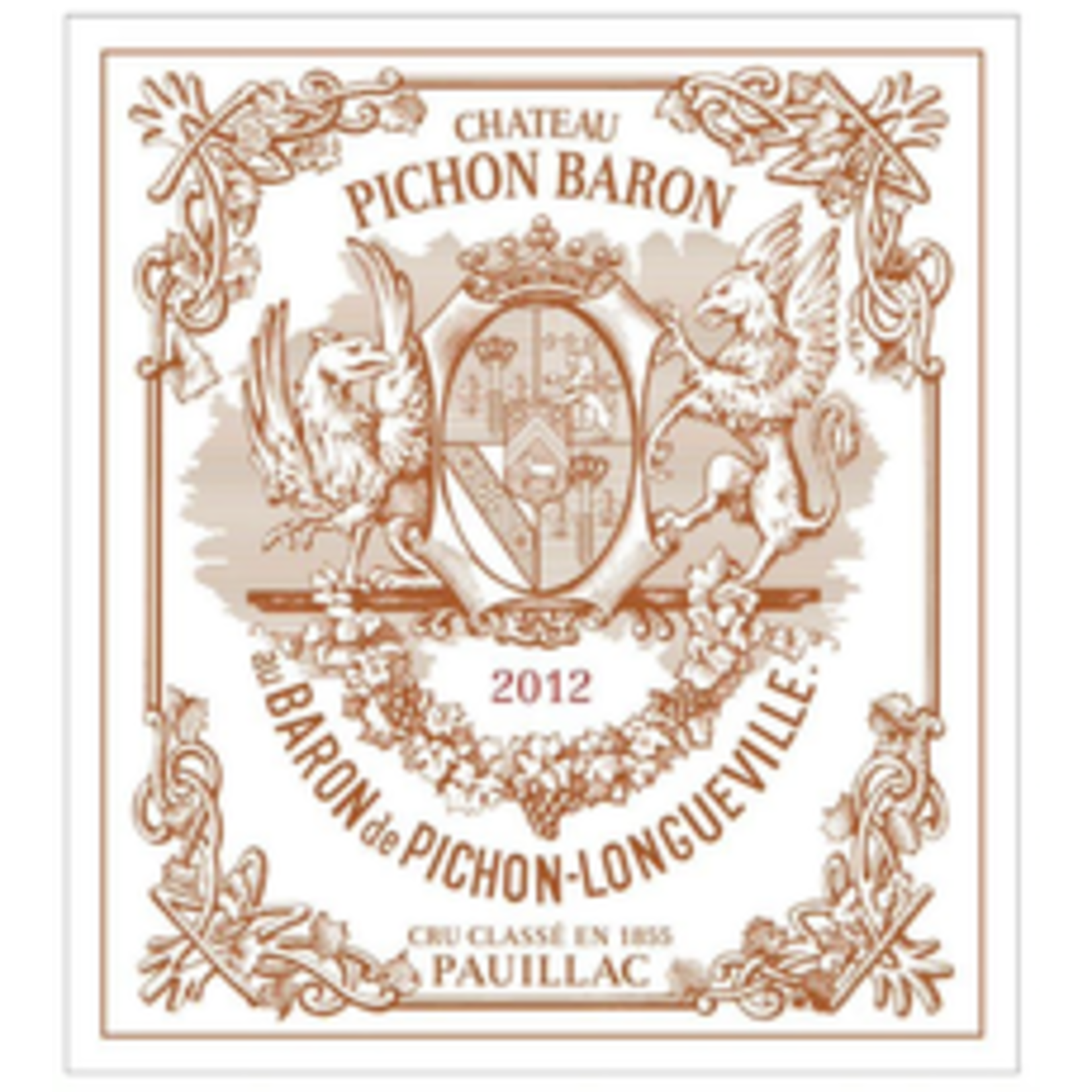 Wine Chateau Pichon Baron 2012