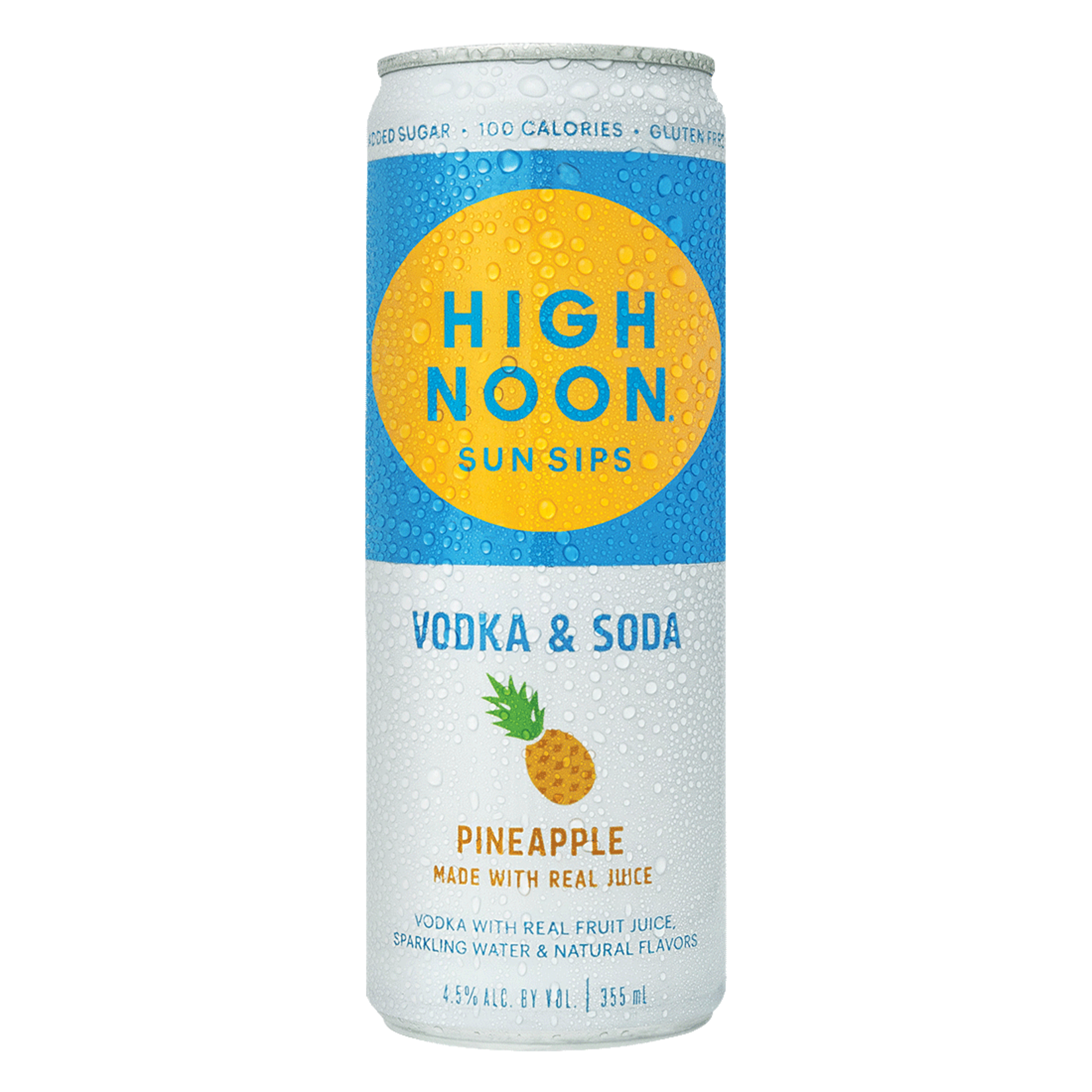 Spirits High Noon Pineapple Vodka & Soda Cans 355ml