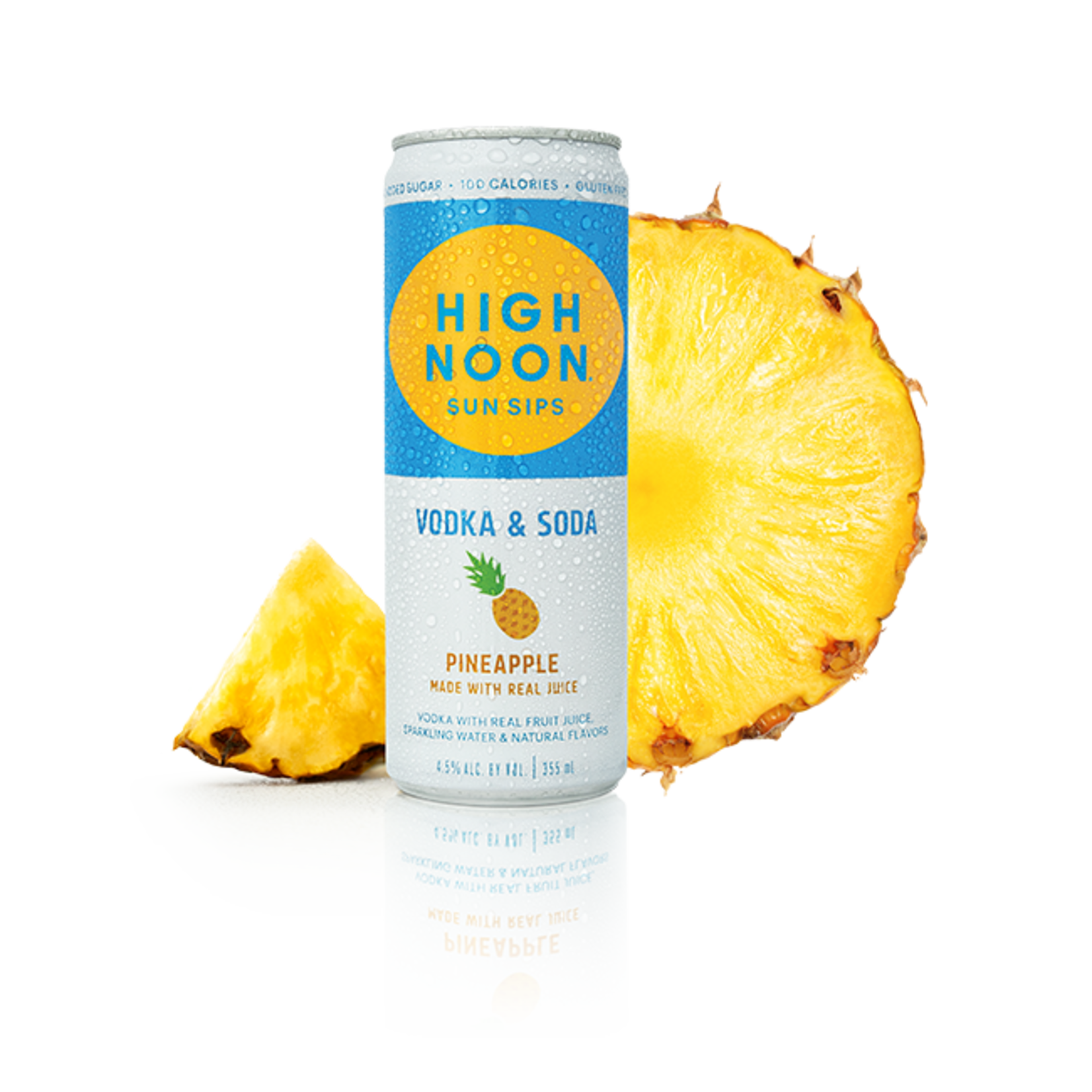 Spirits High Noon Sun Sips Pineapple Vodka & Soda Cans 355ml