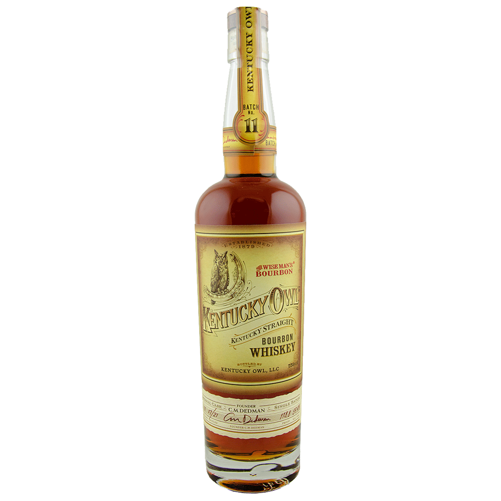 Spirits Kentucky Owl Straight Bourbon