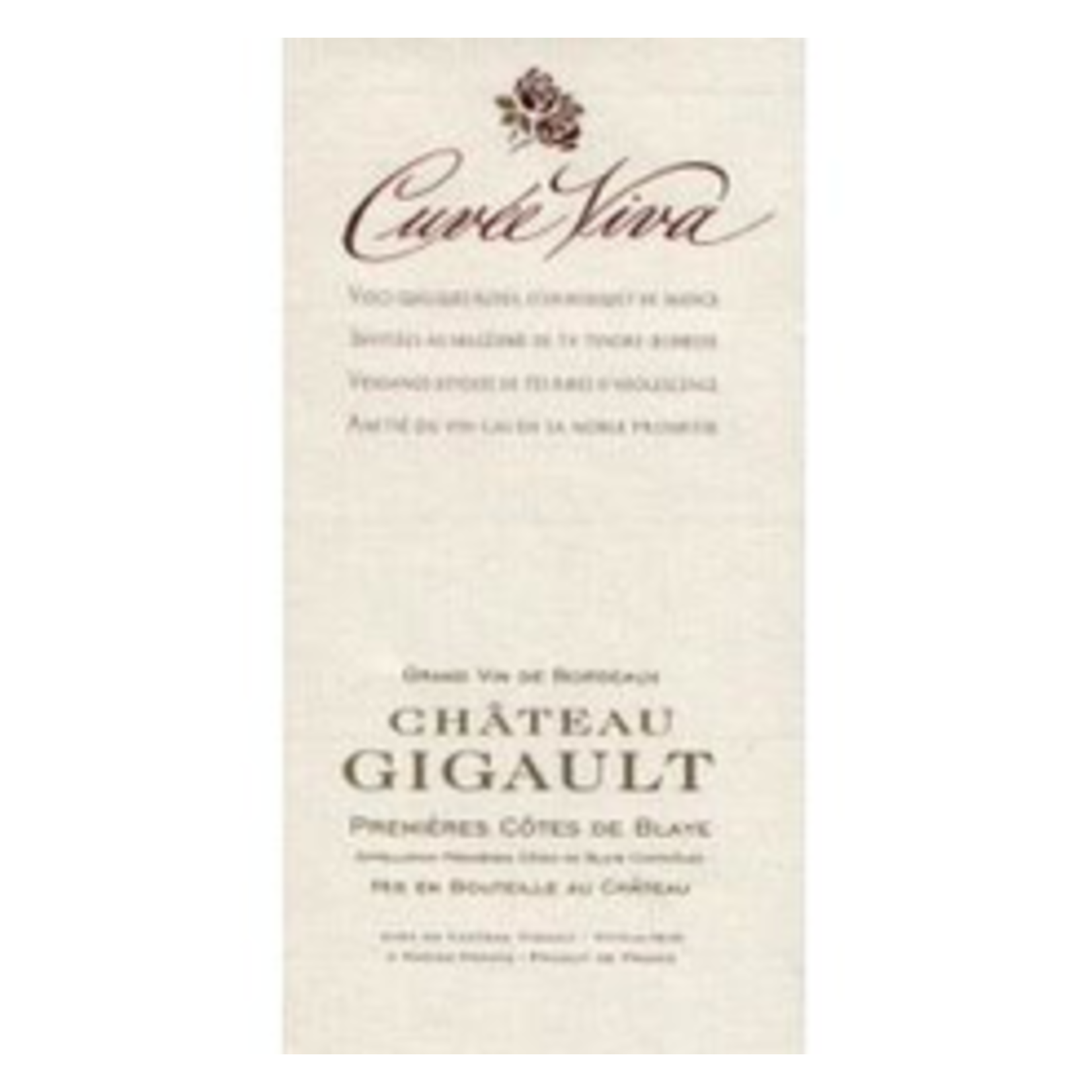 Wine Chateau Gigault Cuvee Viva 2015