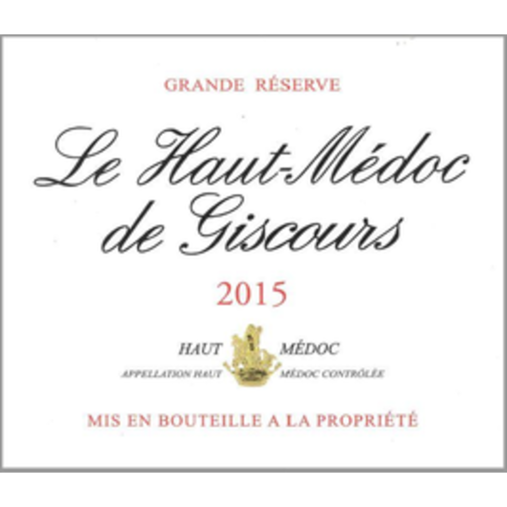 Wine Le Haut-Medoc De Giscours