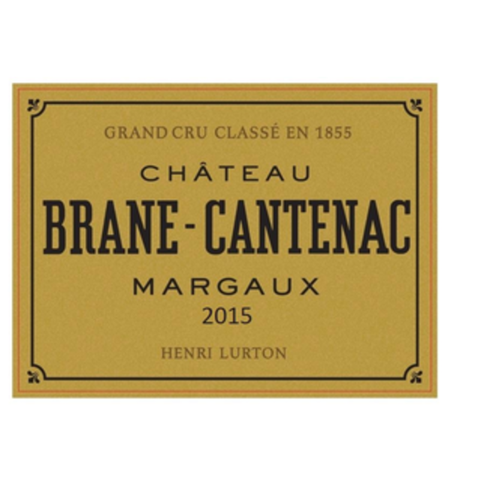 Wine Chateau Brane Cantenac 2015