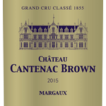 Wine Chateau Cantenac Brown 2015