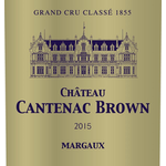 Wine Chateau Cantenac Brown Margaux 2015