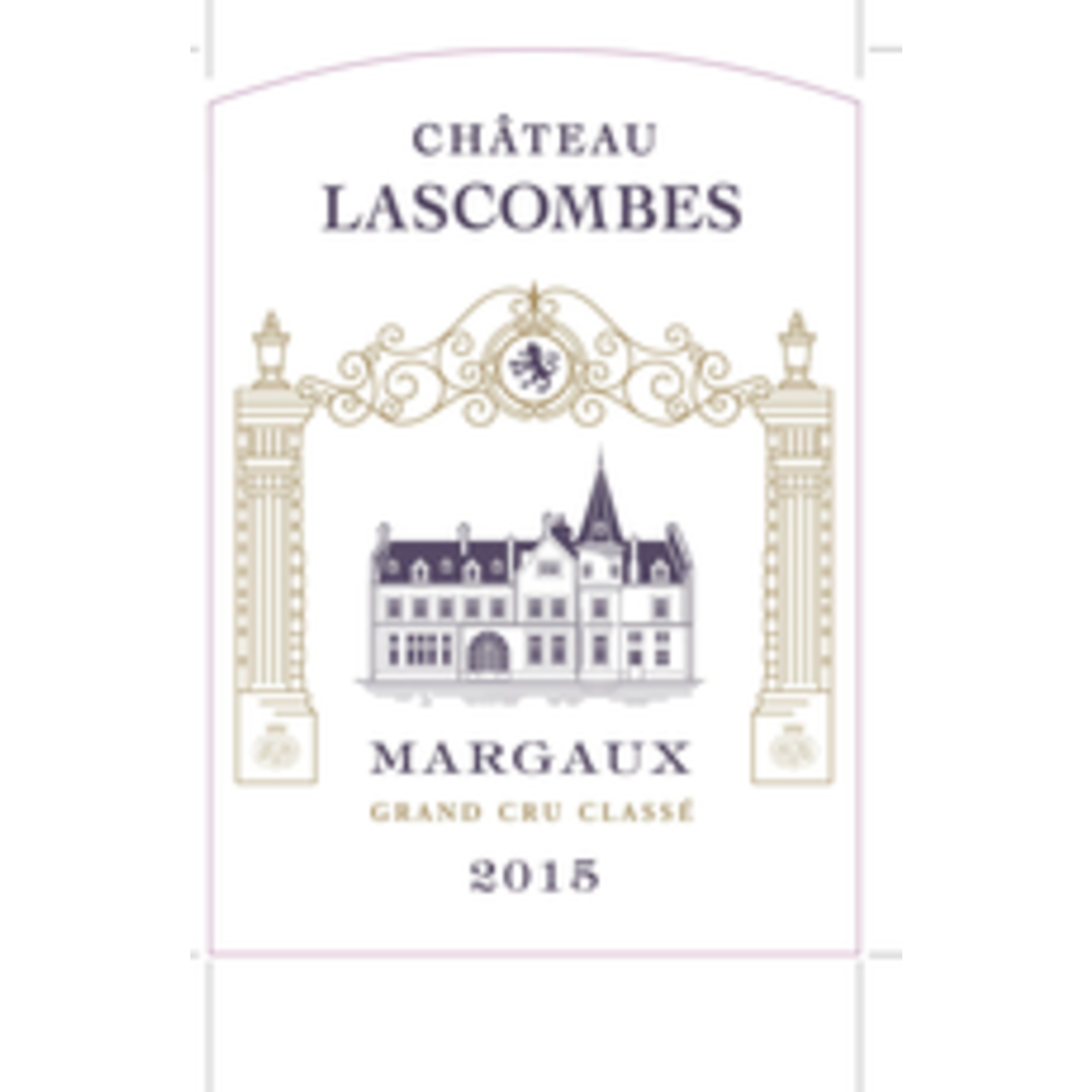 Wine Chateau Lascombes Margaux 2015