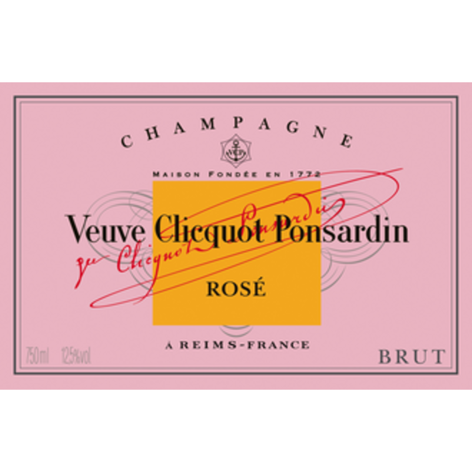 Sparkling Veuve Clicquot Champagne Brut Rose NV
