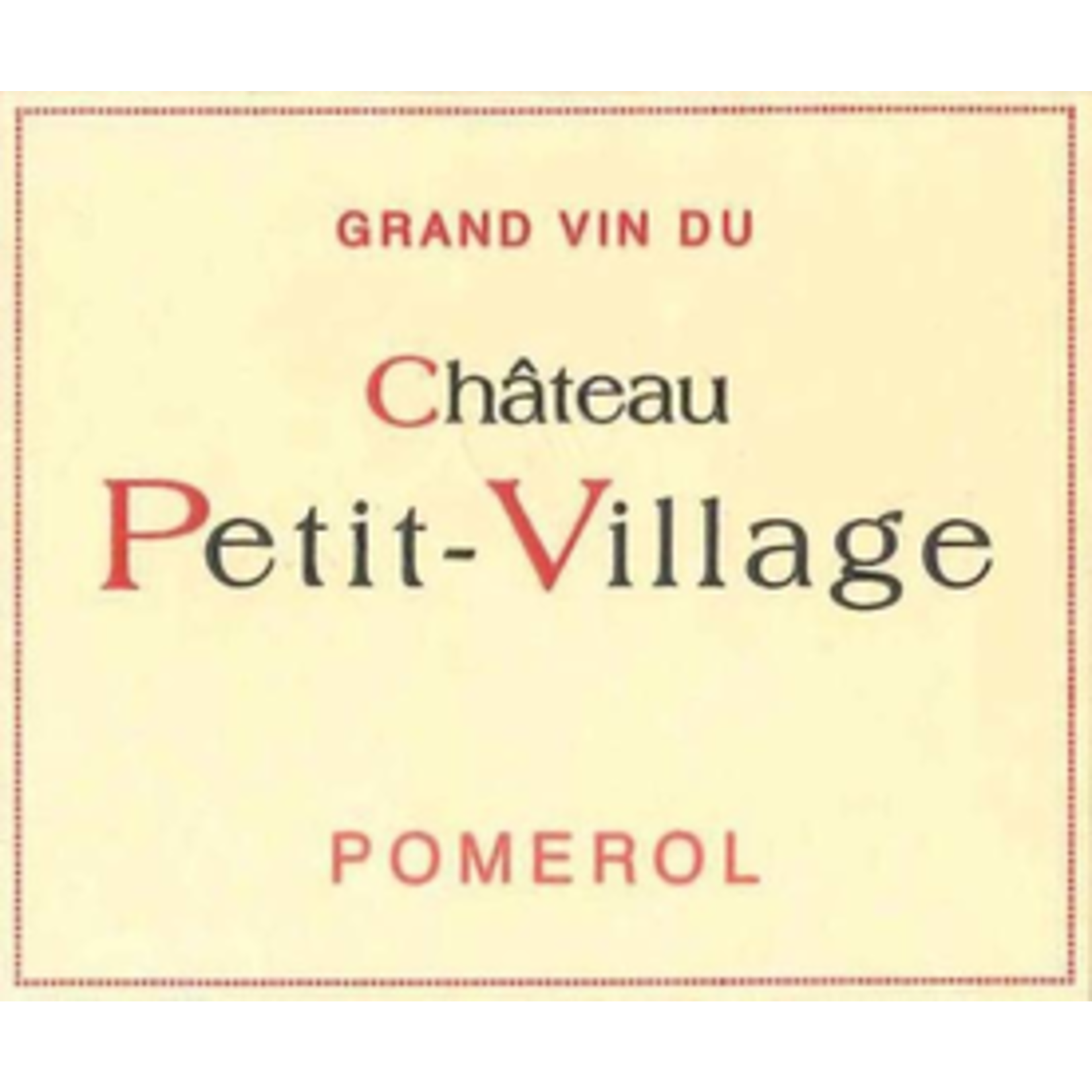 Wine Chateau Petit Village 2015