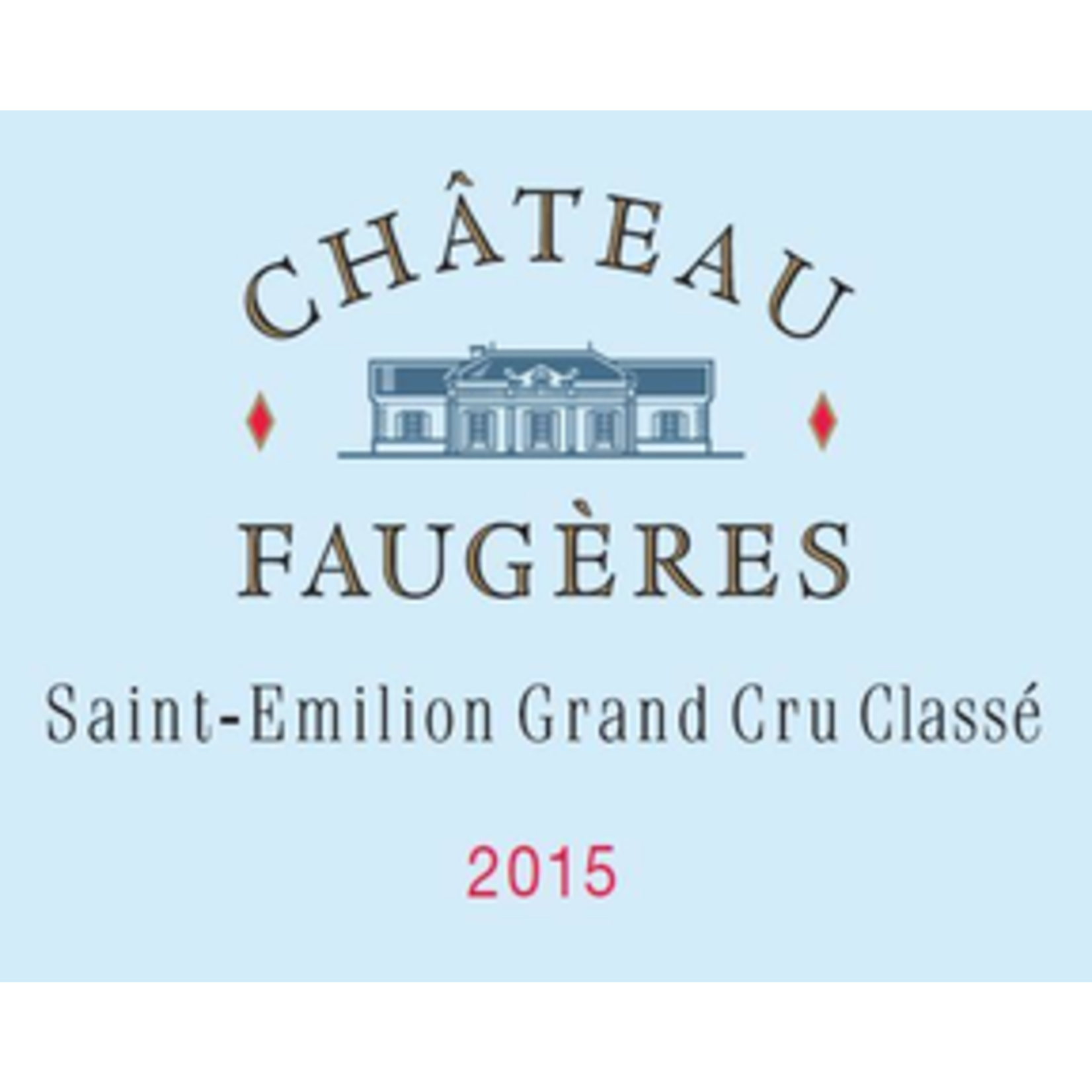 Wine Chateau Faugeres 2015