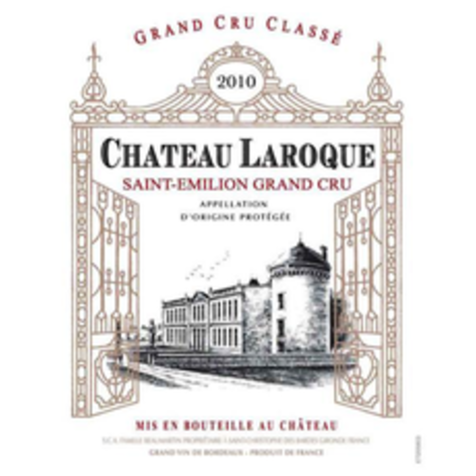 Wine Chateau Laroque Saint Emilion Grand Cru 2018