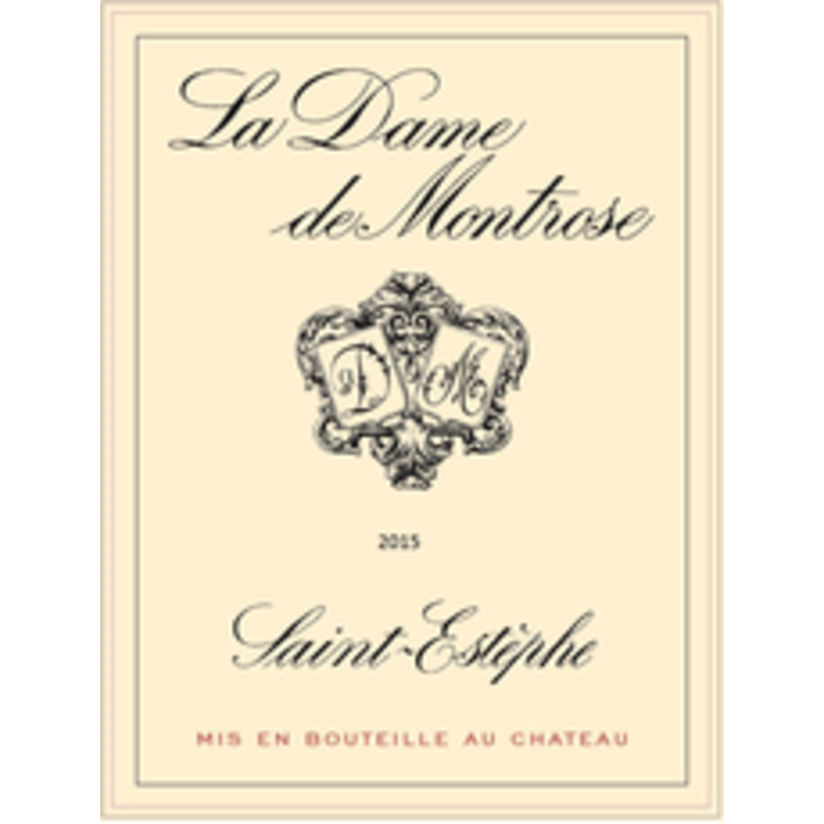 Wine La Dame de Montrose 2015