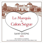 Wine Marquis de Calon Segur 2015