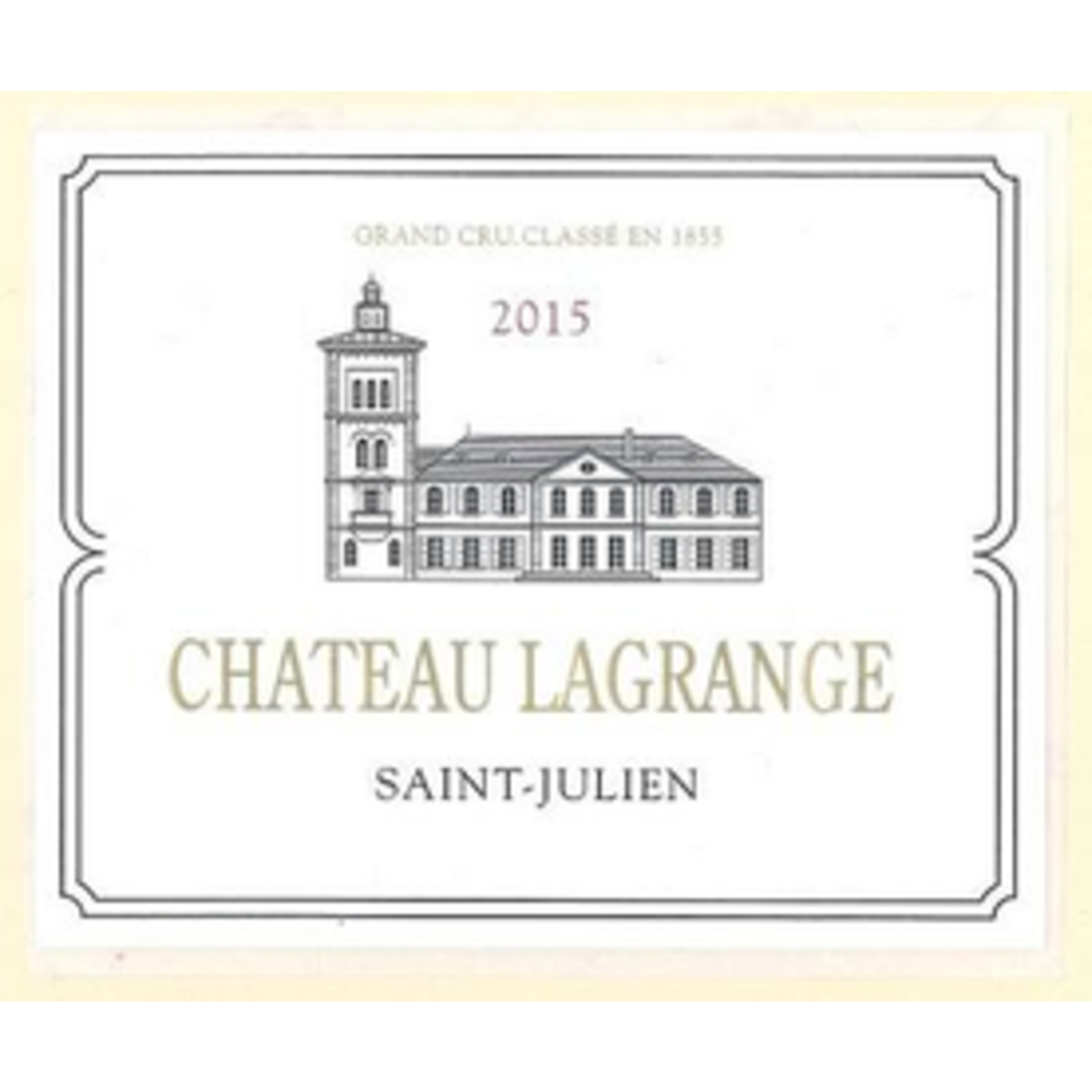 Wine Chateau Lagrange 2015