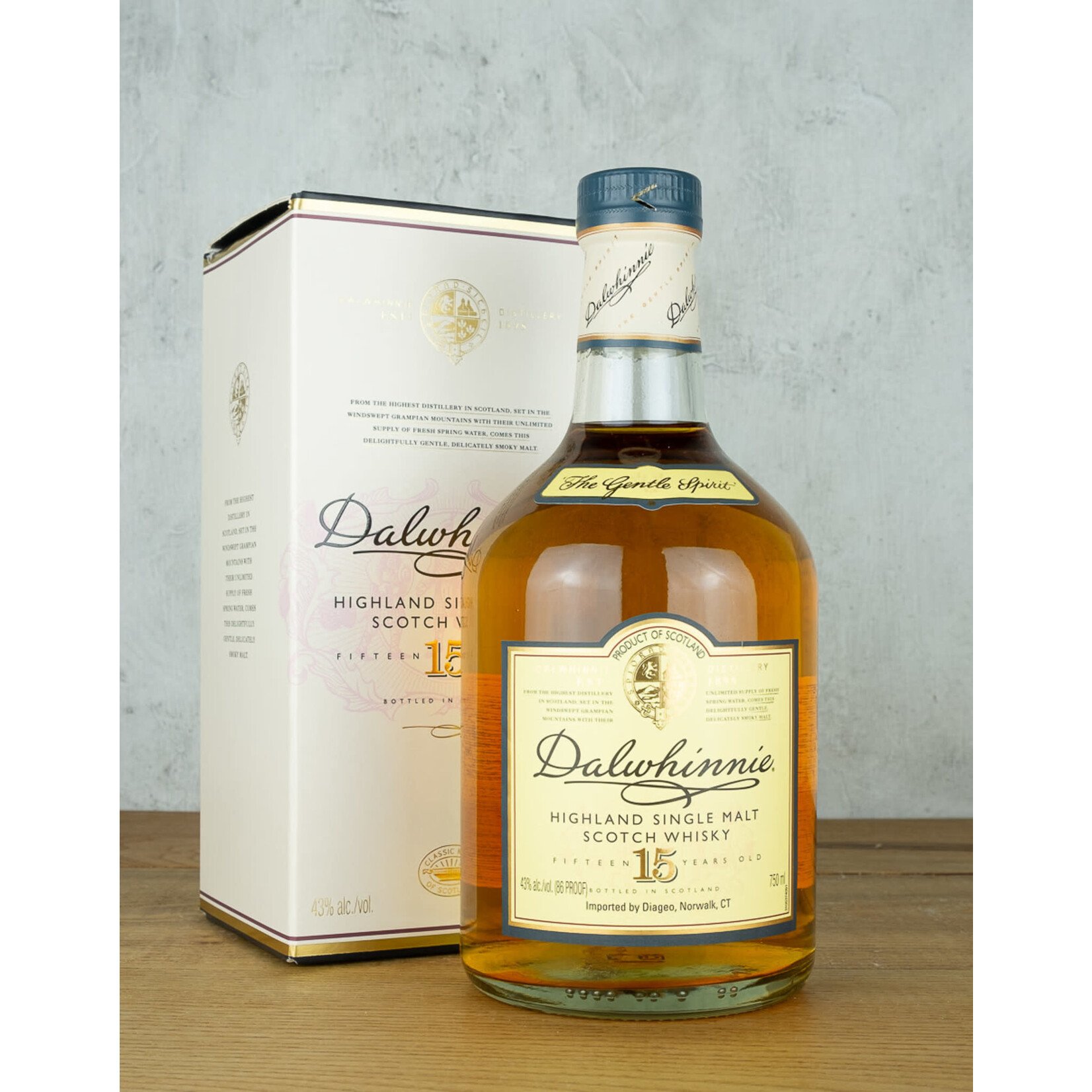 Spirits Dalwhinnie Highland Single Malt Scotch Whisky 15 Year