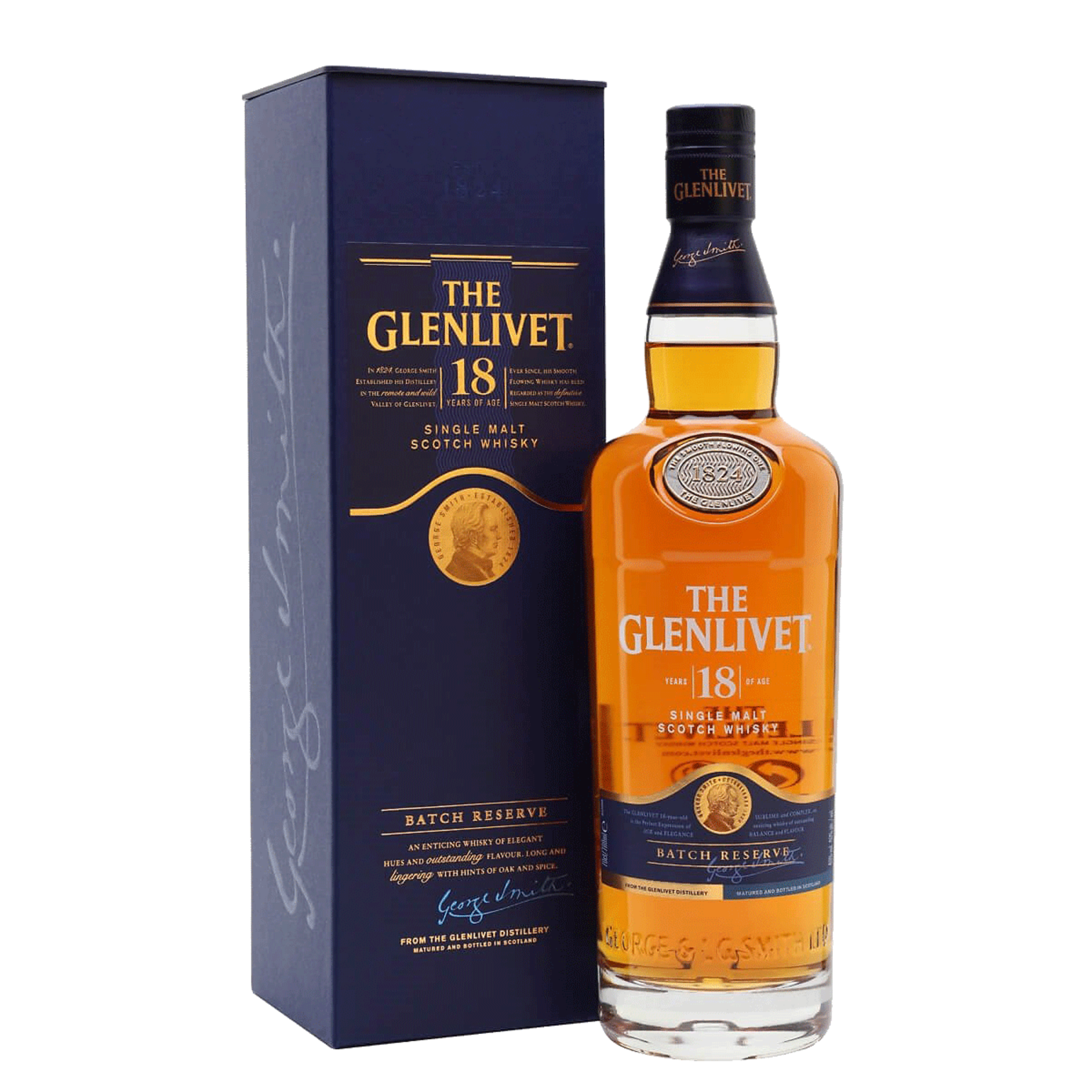 Spirits The Glenlivet Single Malt Scotch 18 Year Batch Reserve