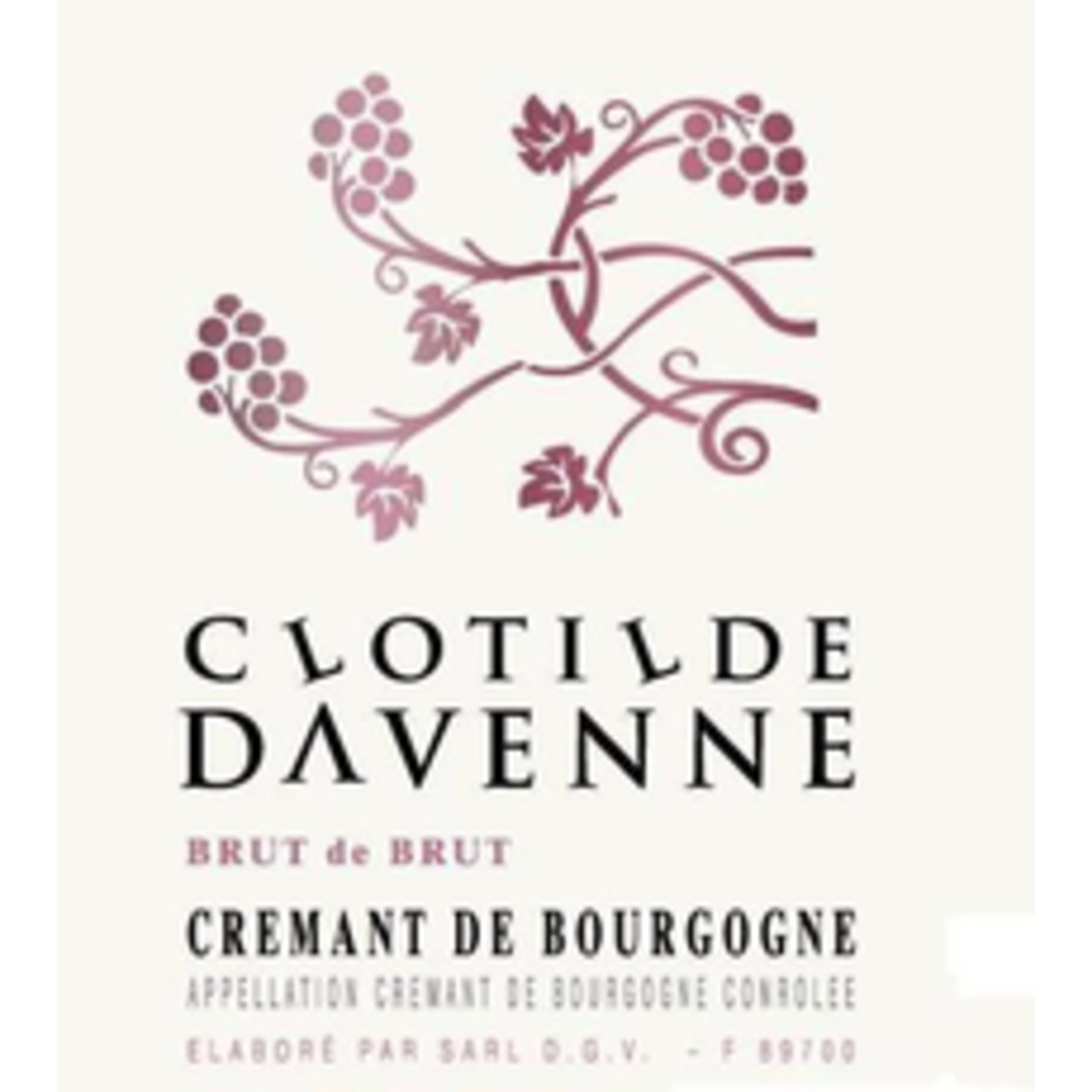 Sparkling Clotilde Davenne Cremant de Bourgogne Brut Extra 1.5L NV