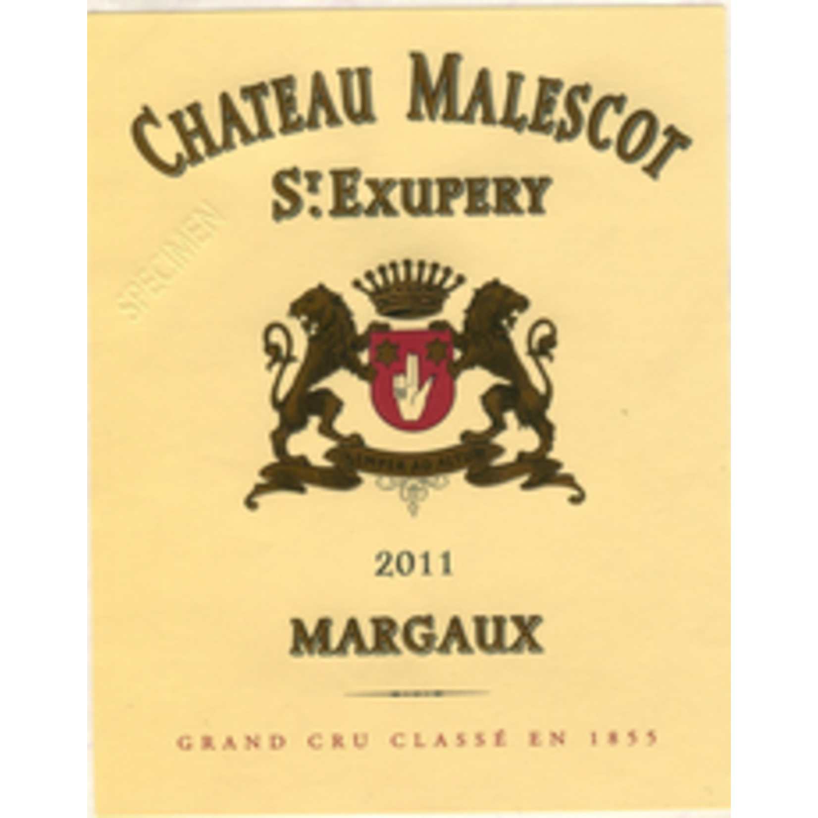 Wine Malescot St Exupery Margaux 2011