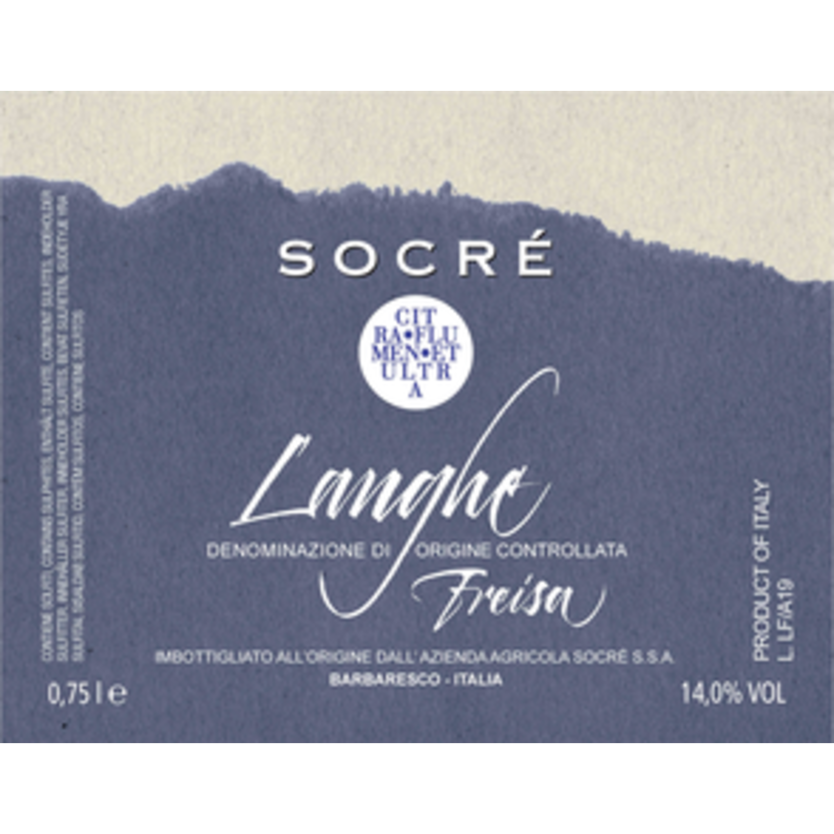 Wine Socré Langhe Freisa 2018