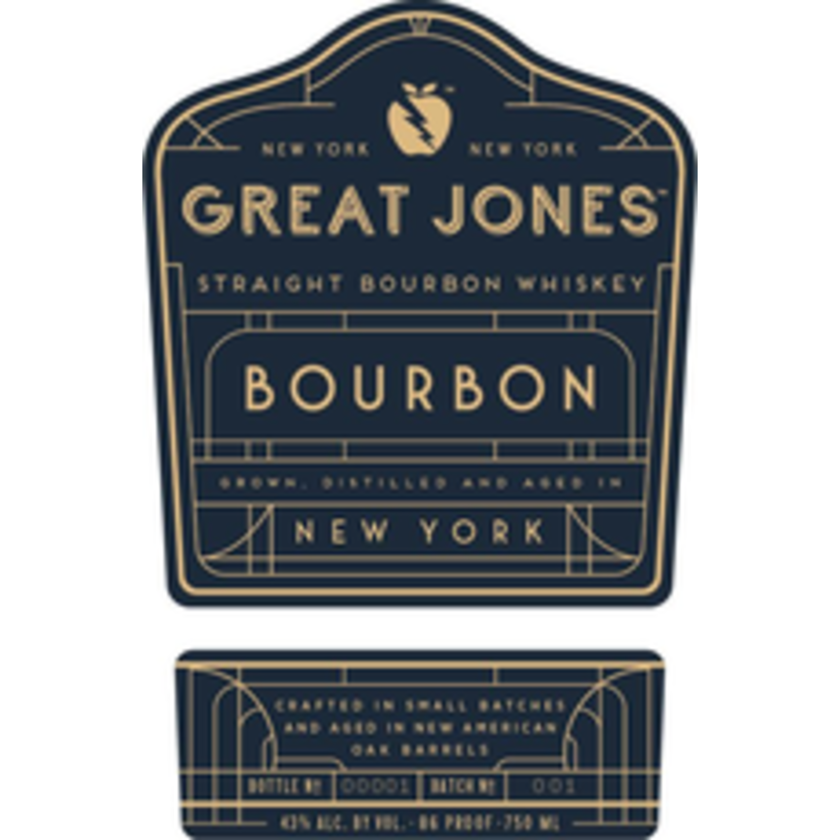 Spirits Great Jones Straight Bourbon Whiskey New York