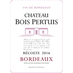 Wine Chateau Bois Pertuis Bordeaux 2018
