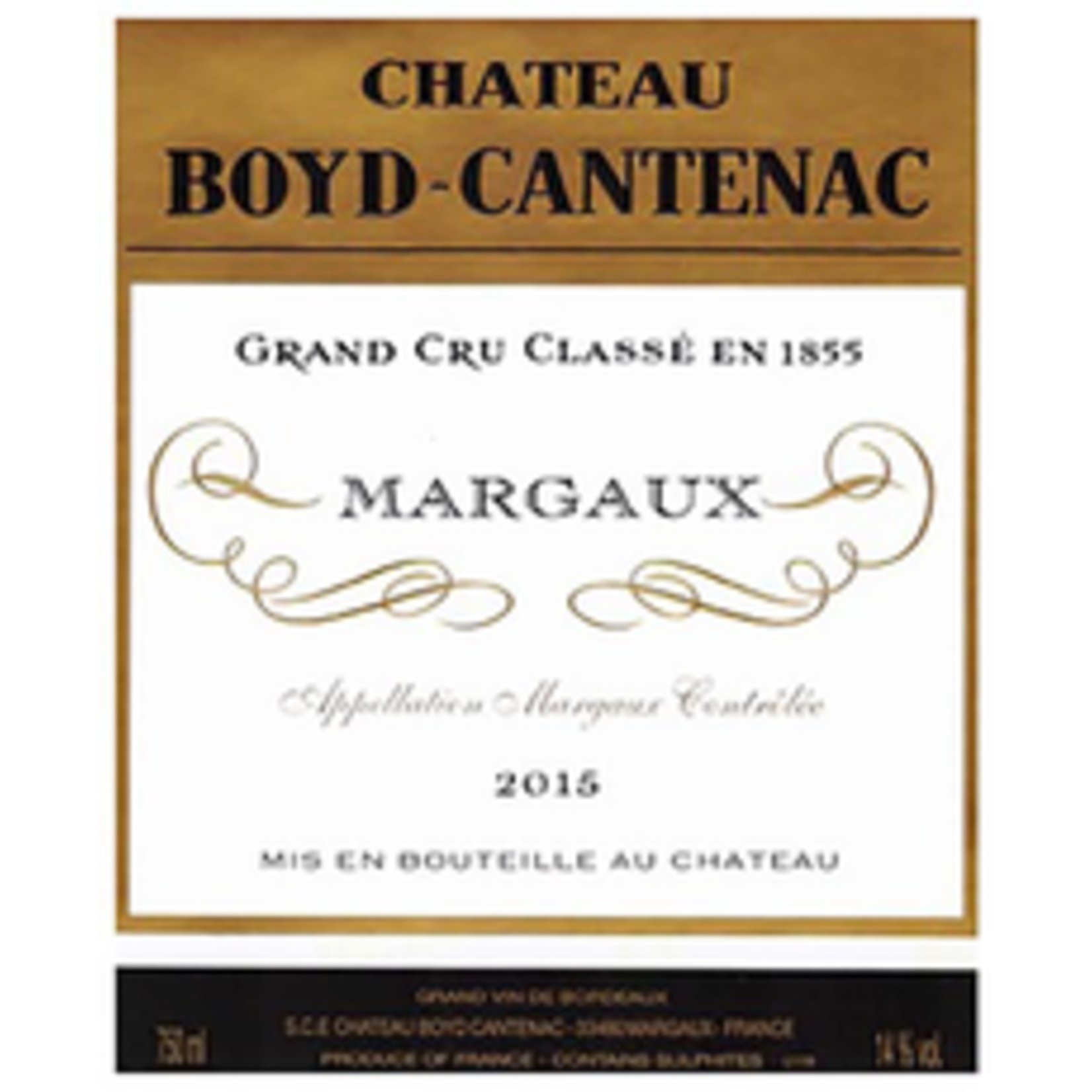 Wine Chateau Boyd-Cantenac 2018