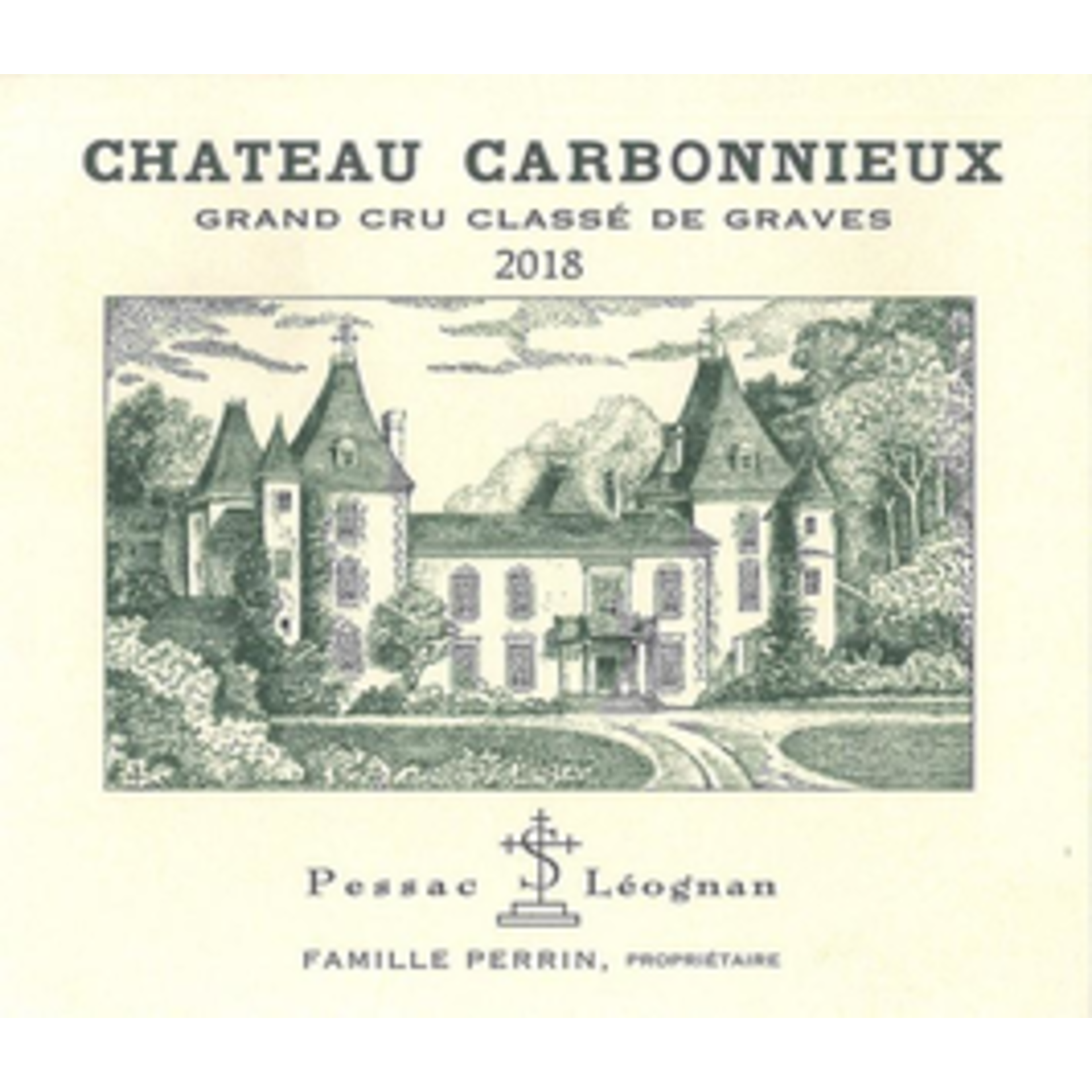 Wine Chateau Carbonnieux Rouge Pessac-Leognan Grand Cru Classe de Graves 2018