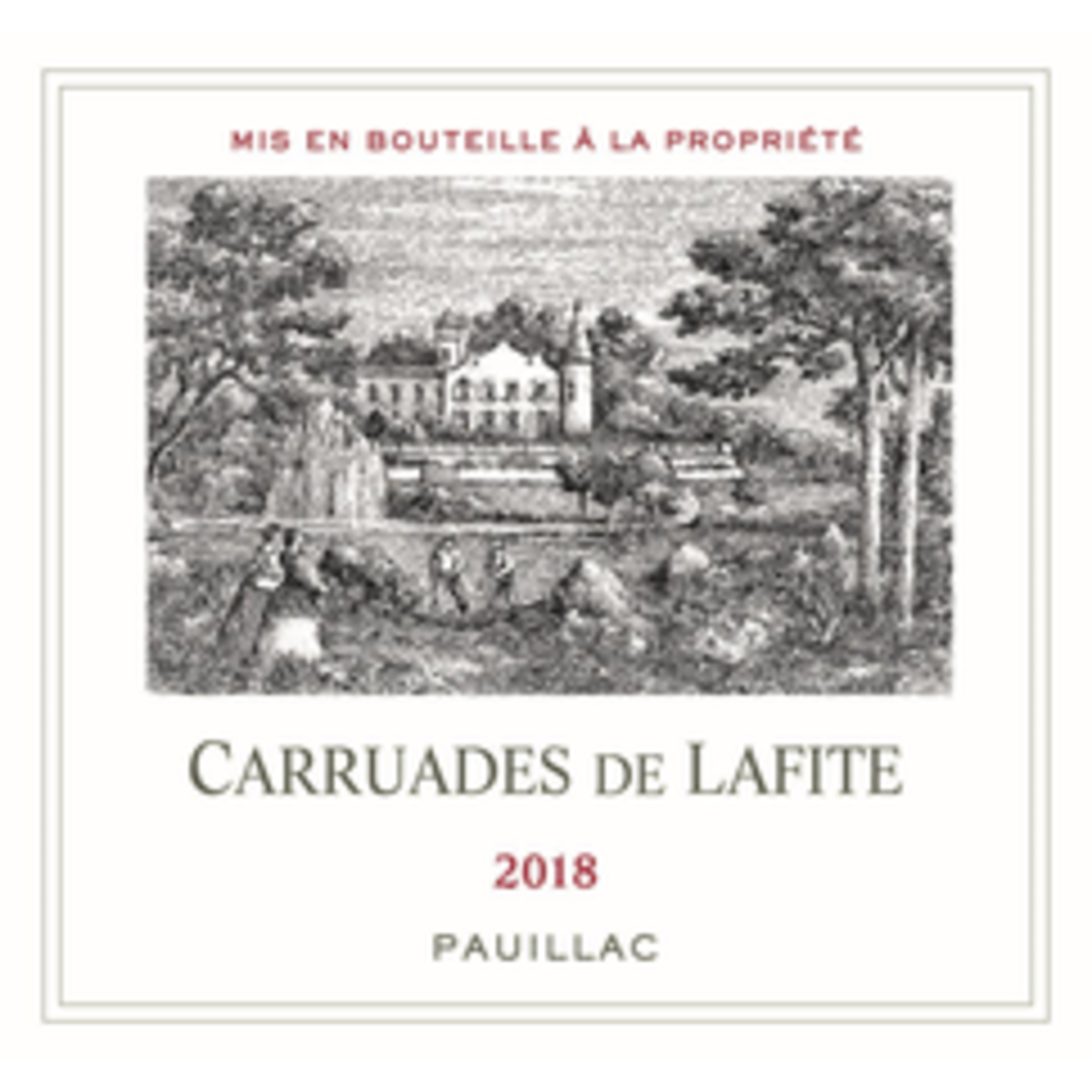 Wine Rothschild Carruades de Lafite Pauillac 2018