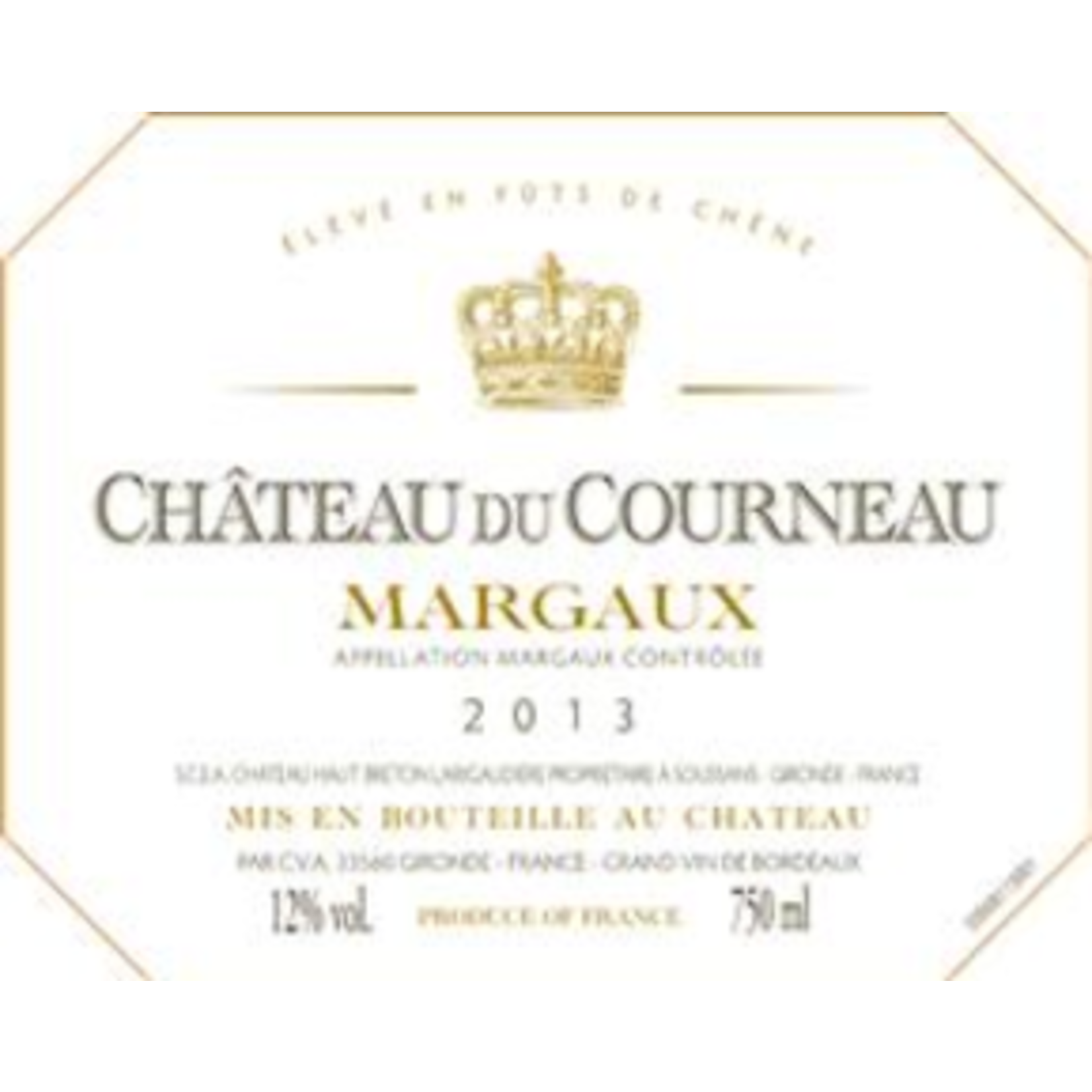 Wine Chateau Du Courneau 2018