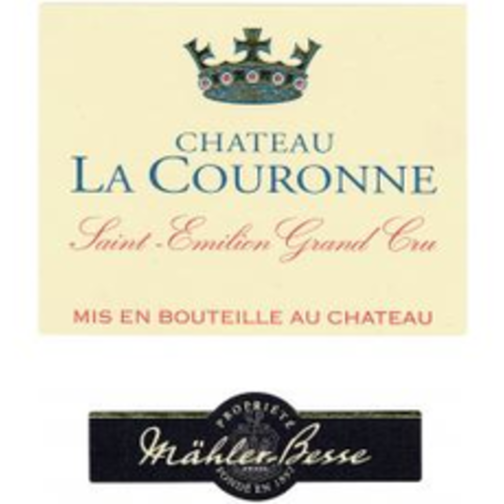 Wine Chateau La Couronne 2018